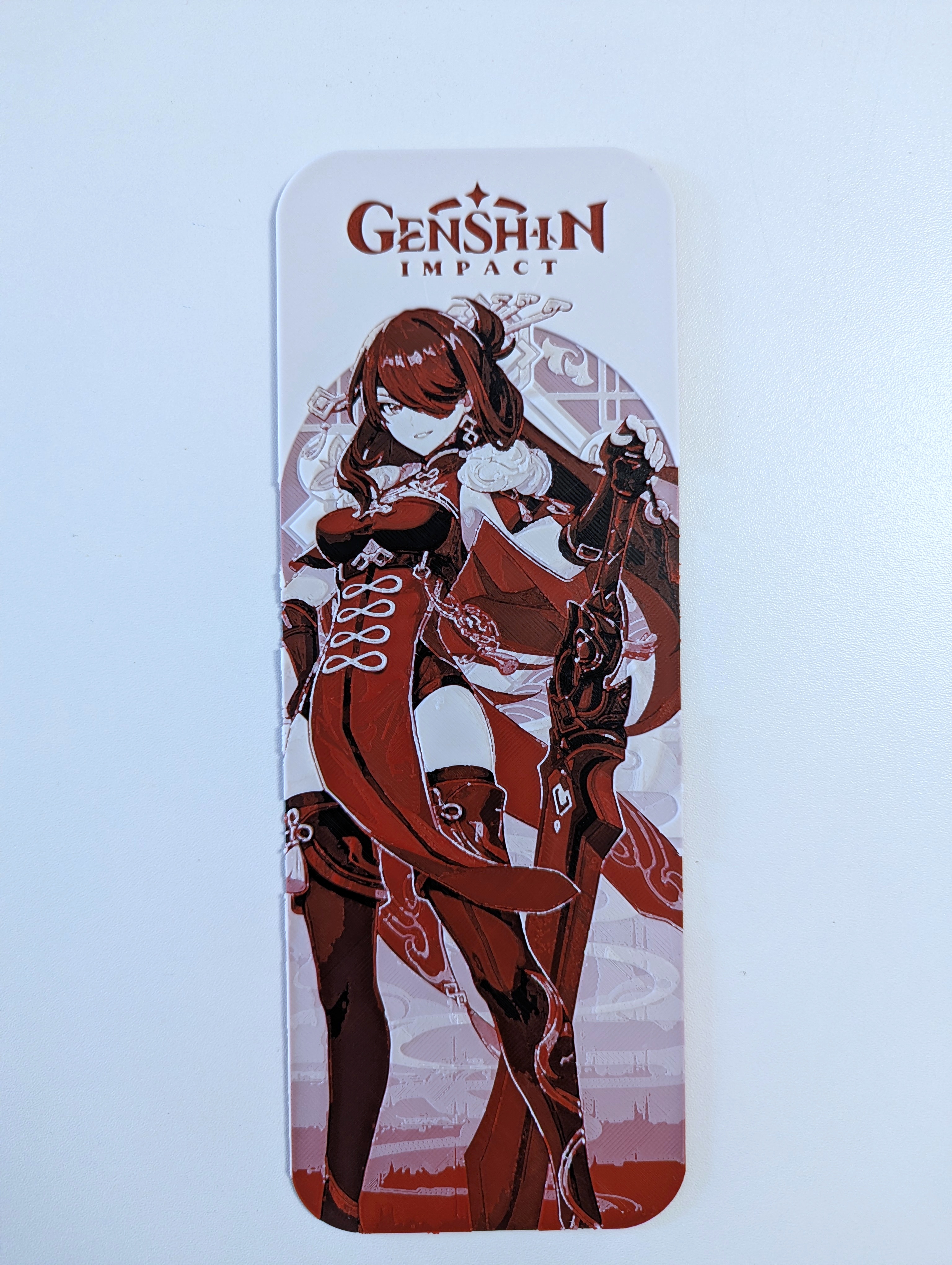 Beidou Charactercard Genshin Impact HueForge