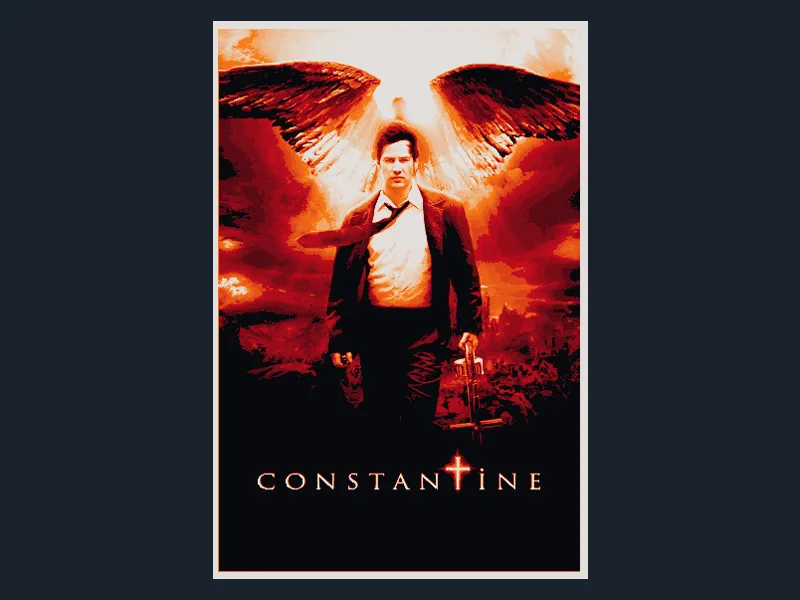 Constantine (Movie Poster - HueForge)