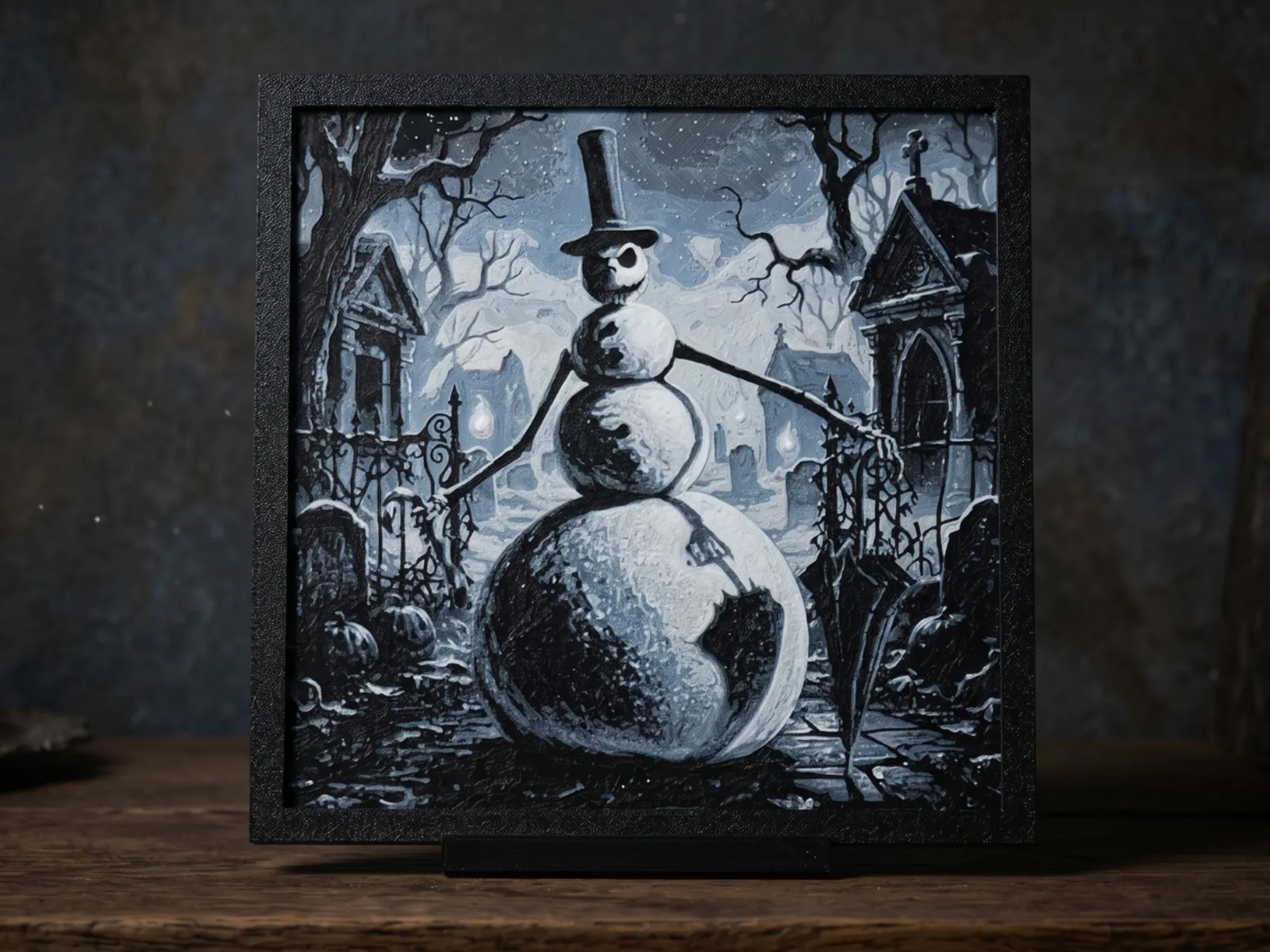 Jack Skellington Snowman - Filament Painting