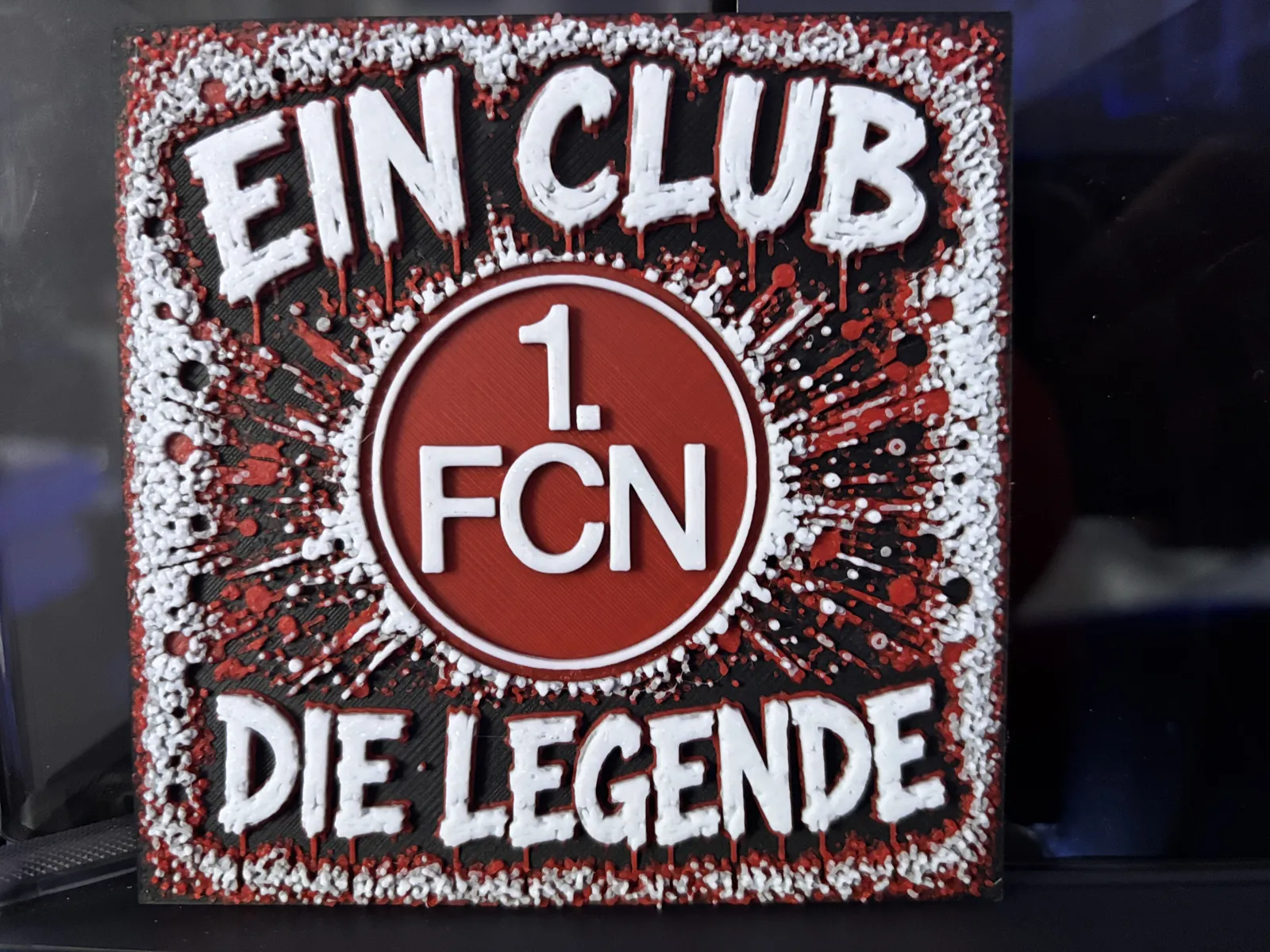 1.FC Nürnberg Club Graffiti FCN Hueforge