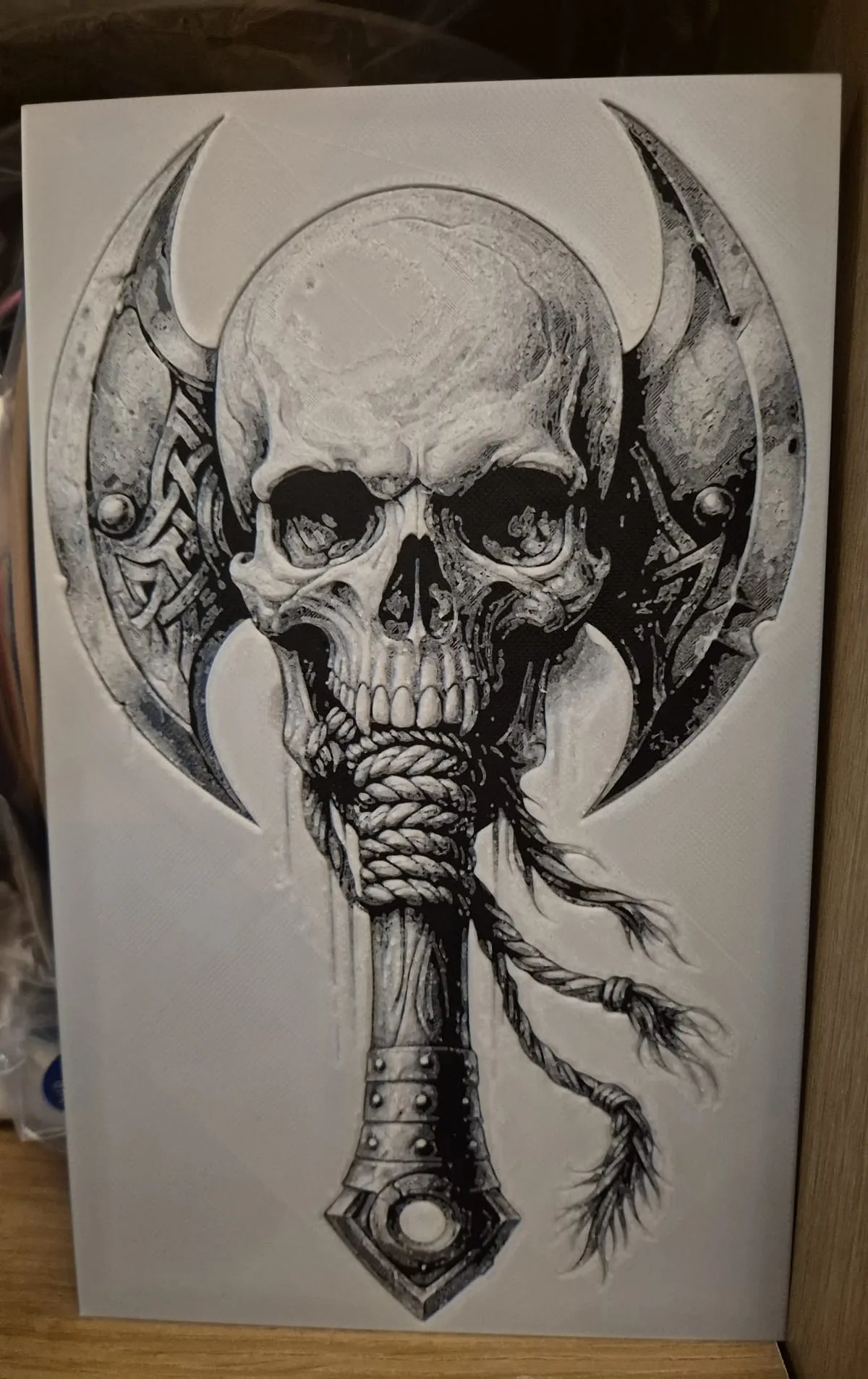 Skull Axe hueforge