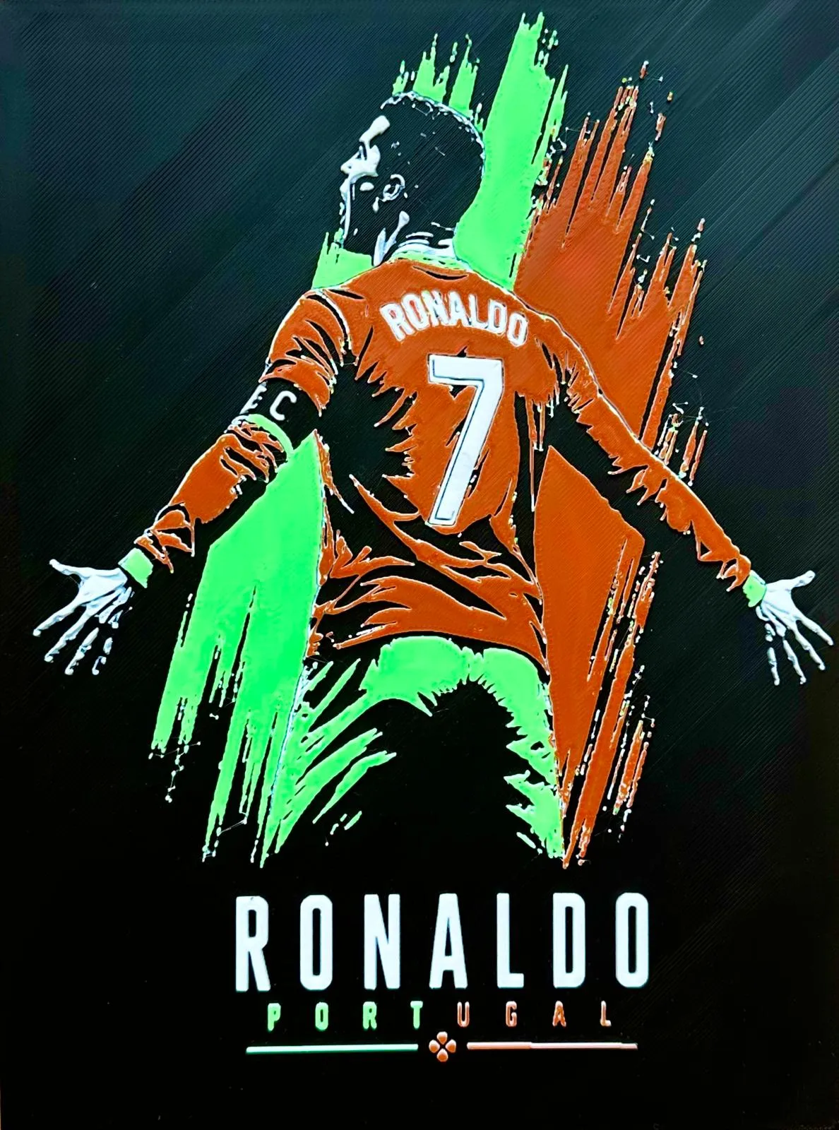 CR7 SUI Celebration Poster | Hueforge