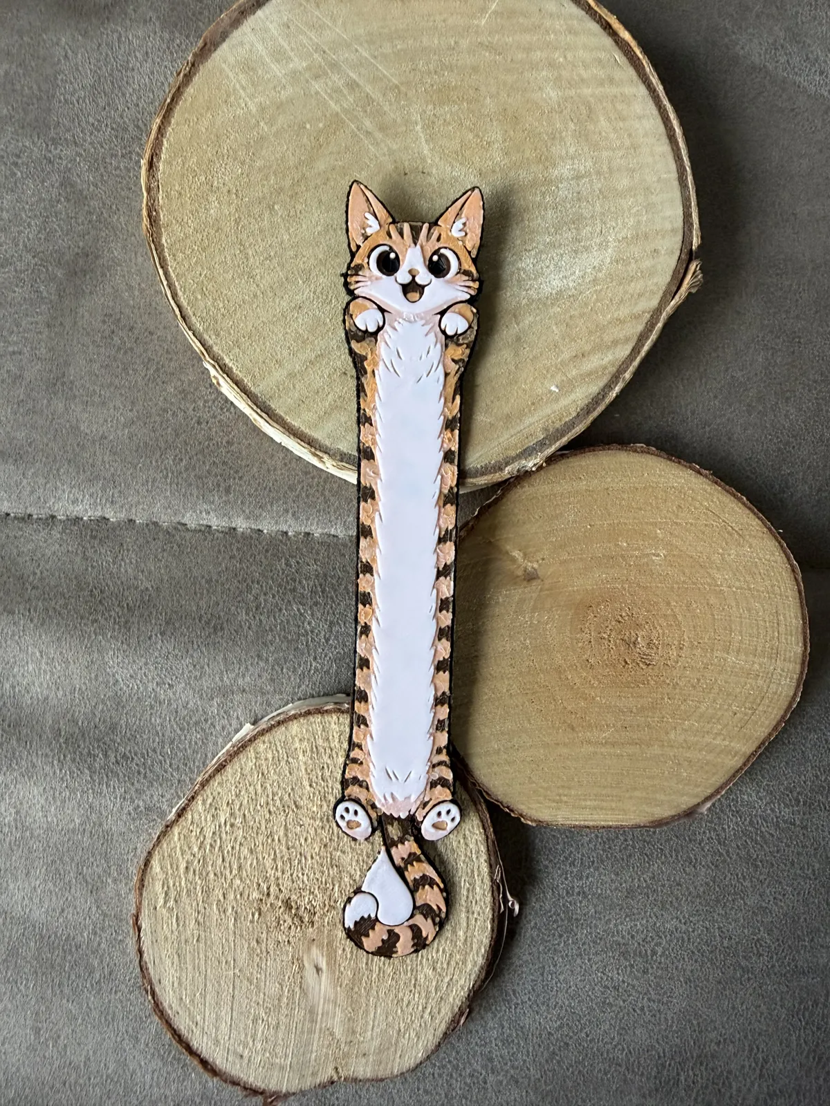 Stretchy Cat Bookmark