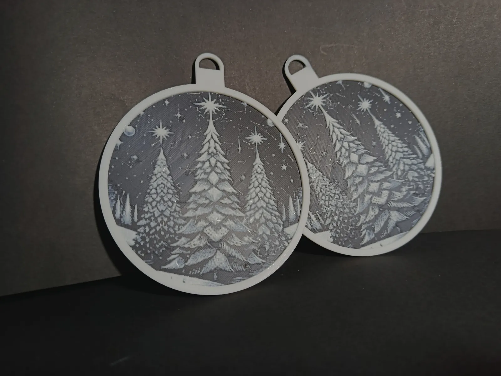 Hueforge Christmas tree ornament