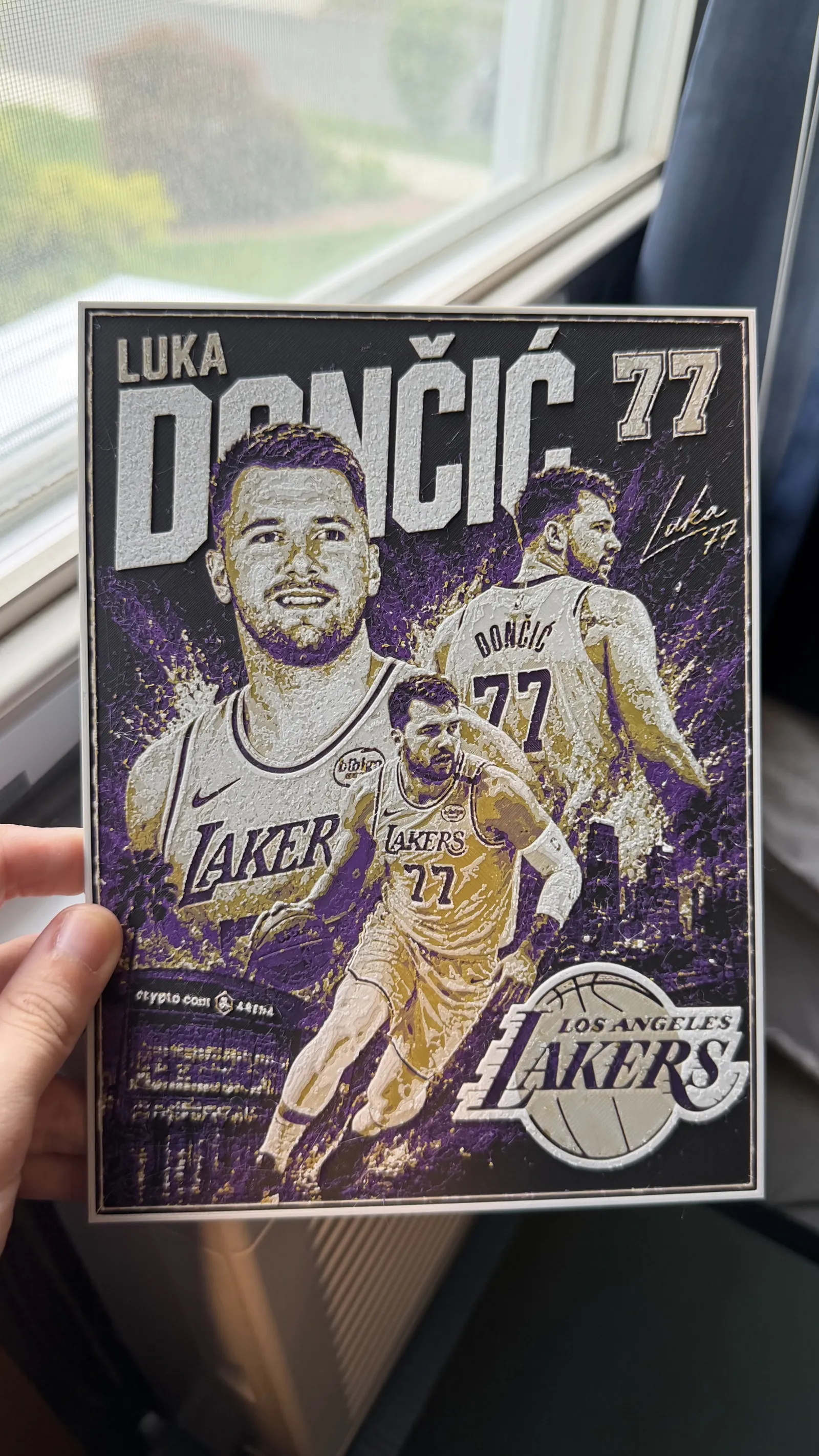 Luka Dončić Poster HueForge