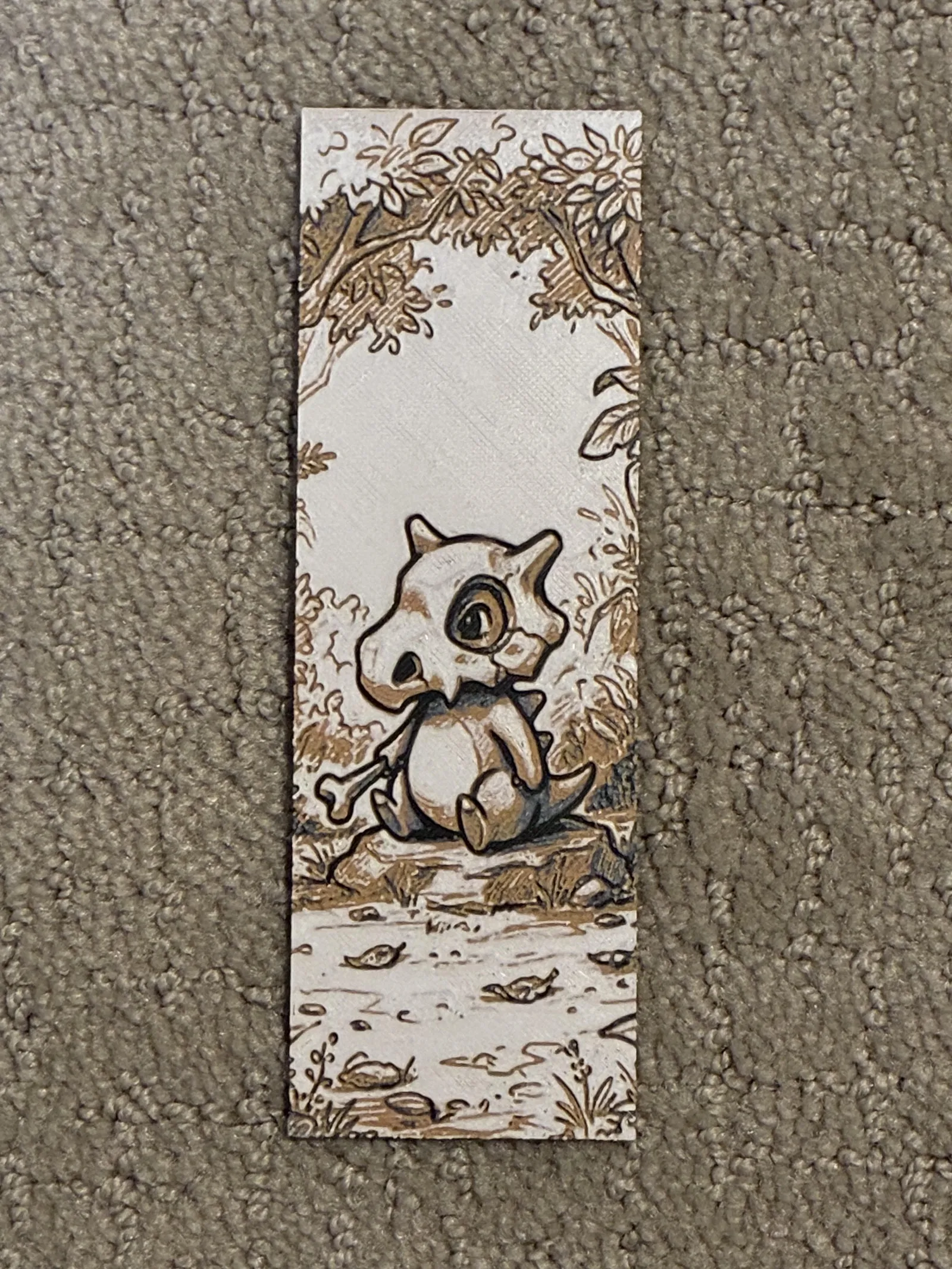 Cubone Pokemon Bookmark