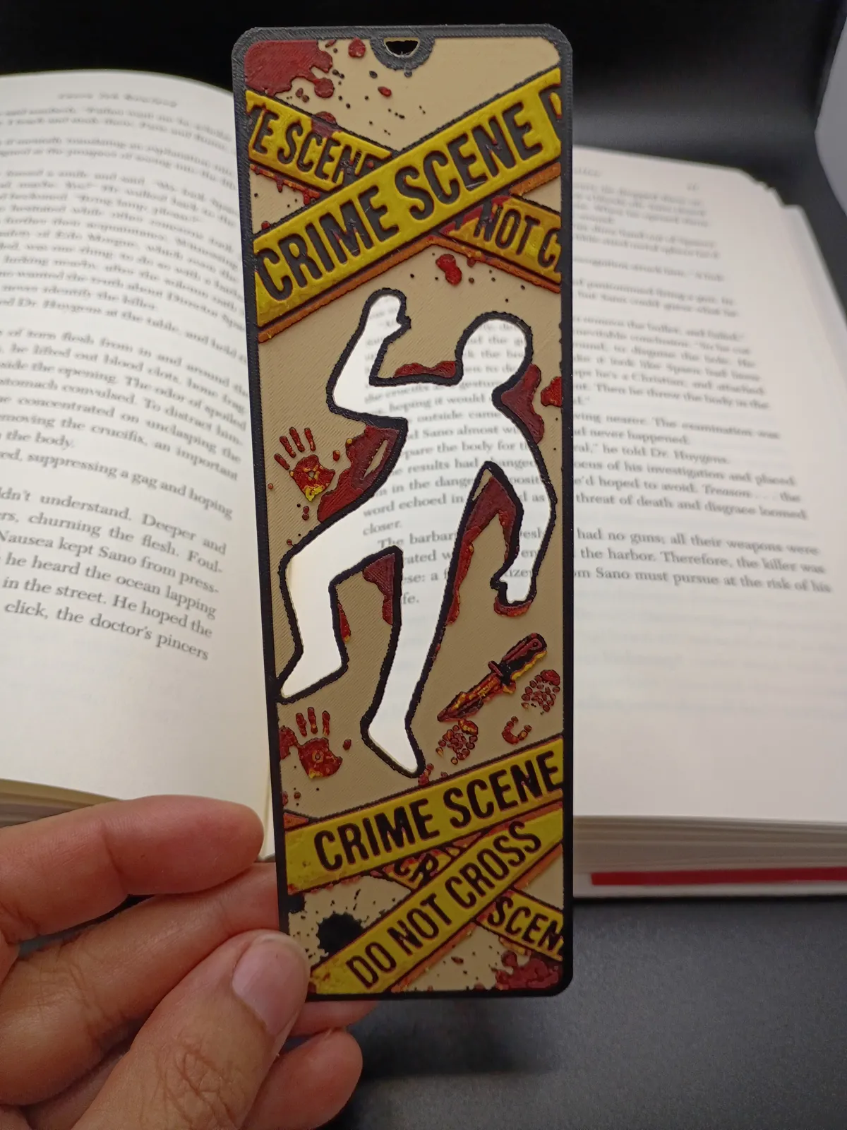 Crime Scene, Mystery Bookmark