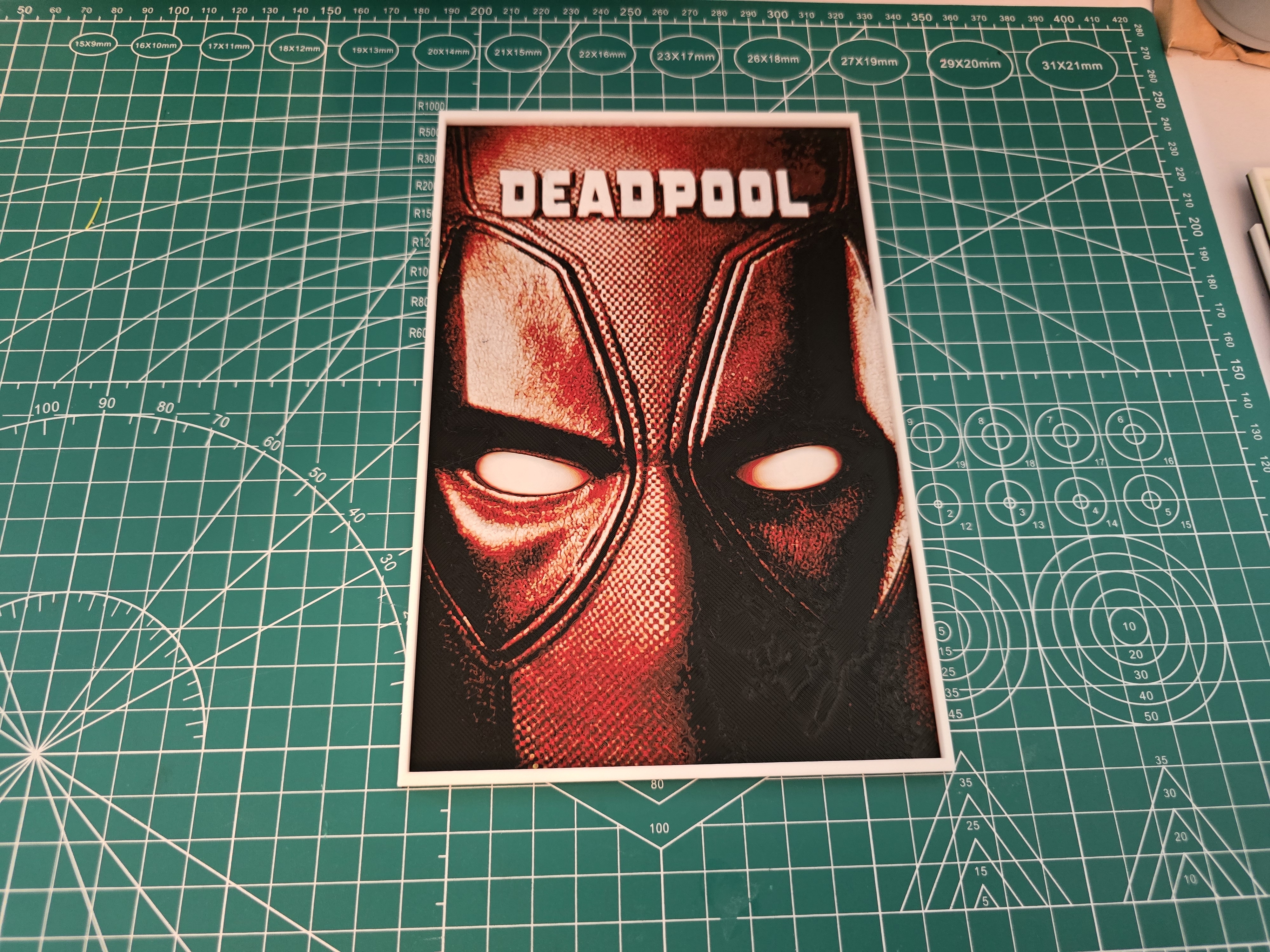 Deadpool Movie Poster V2 - Hueforge Art