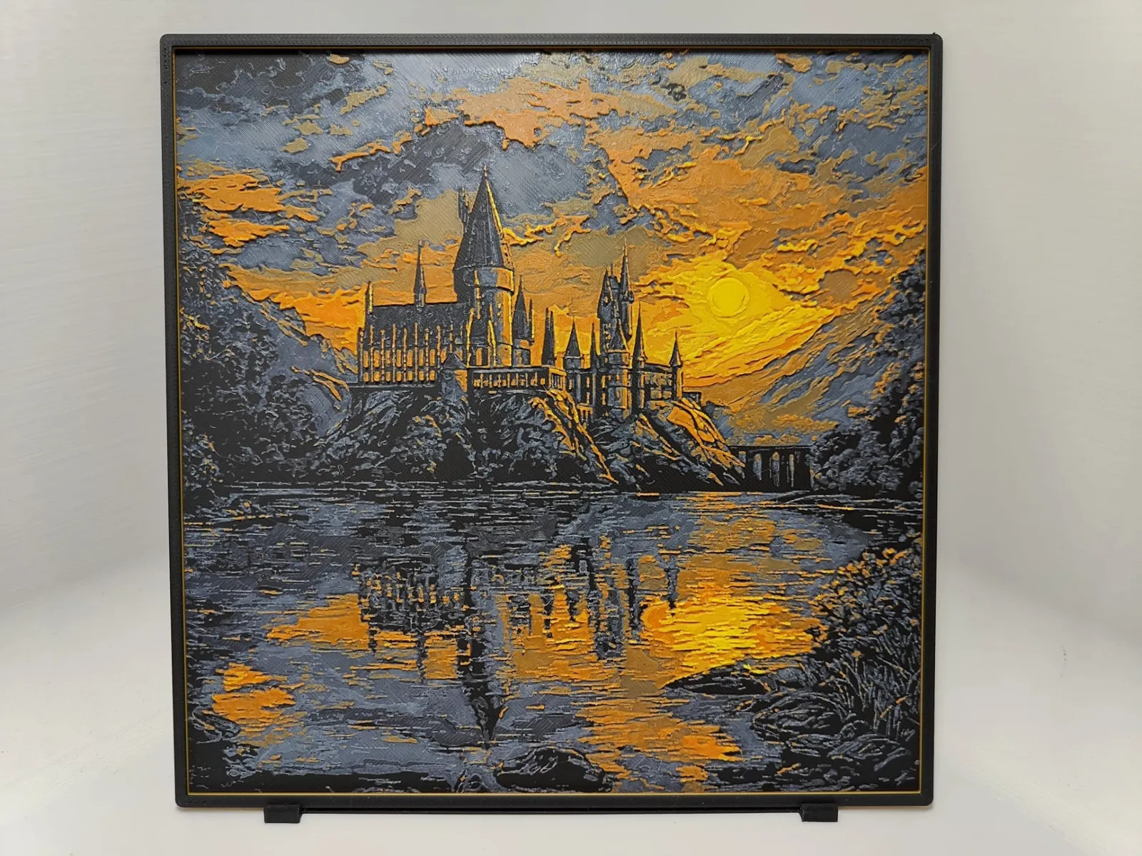 Hogwarts Castle Sunset - Hueforge