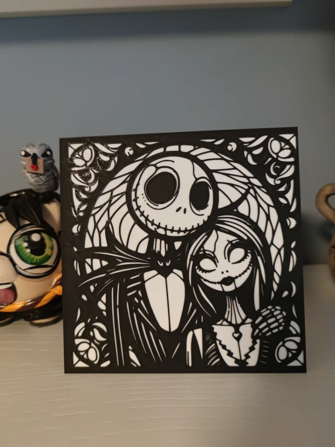 Canvas Jack Skellington y Sally