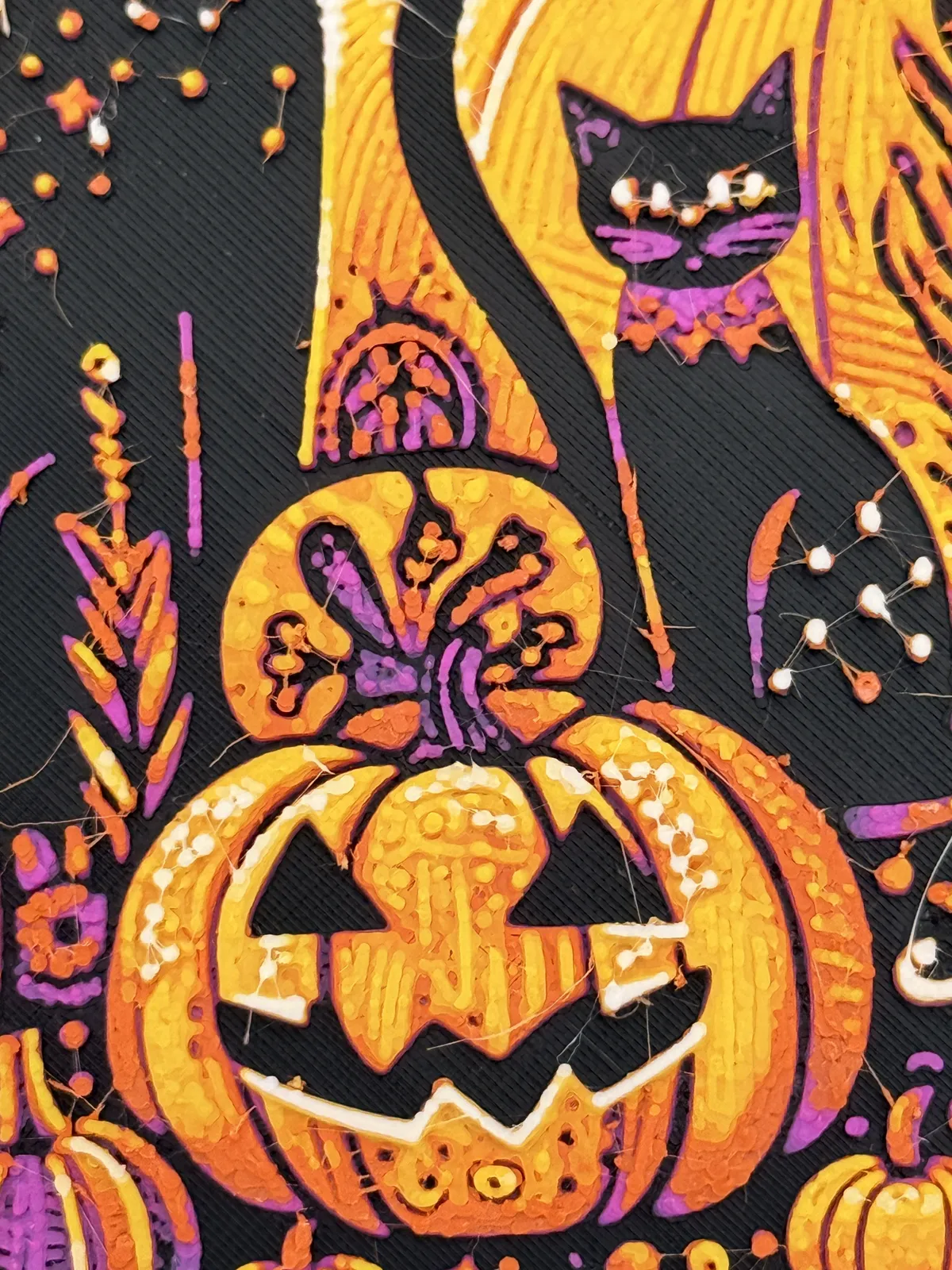 Halloween Folk Art Hueforge