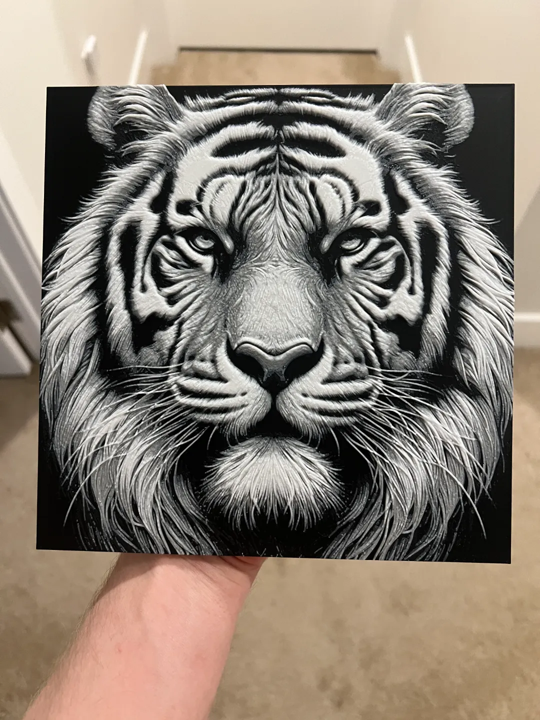 Tiger Face Hueforge