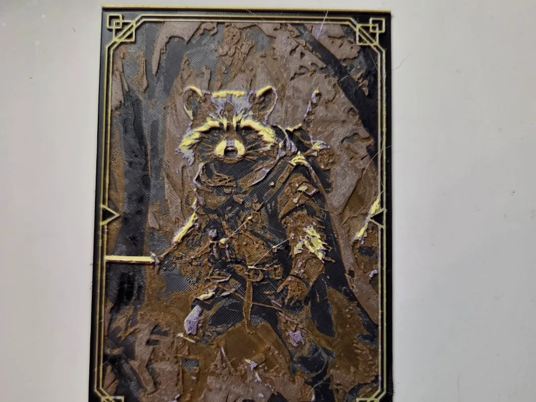 Racoon dnd card hueforge for dm screen