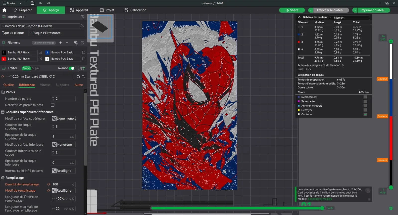 Spider man (HueForge)