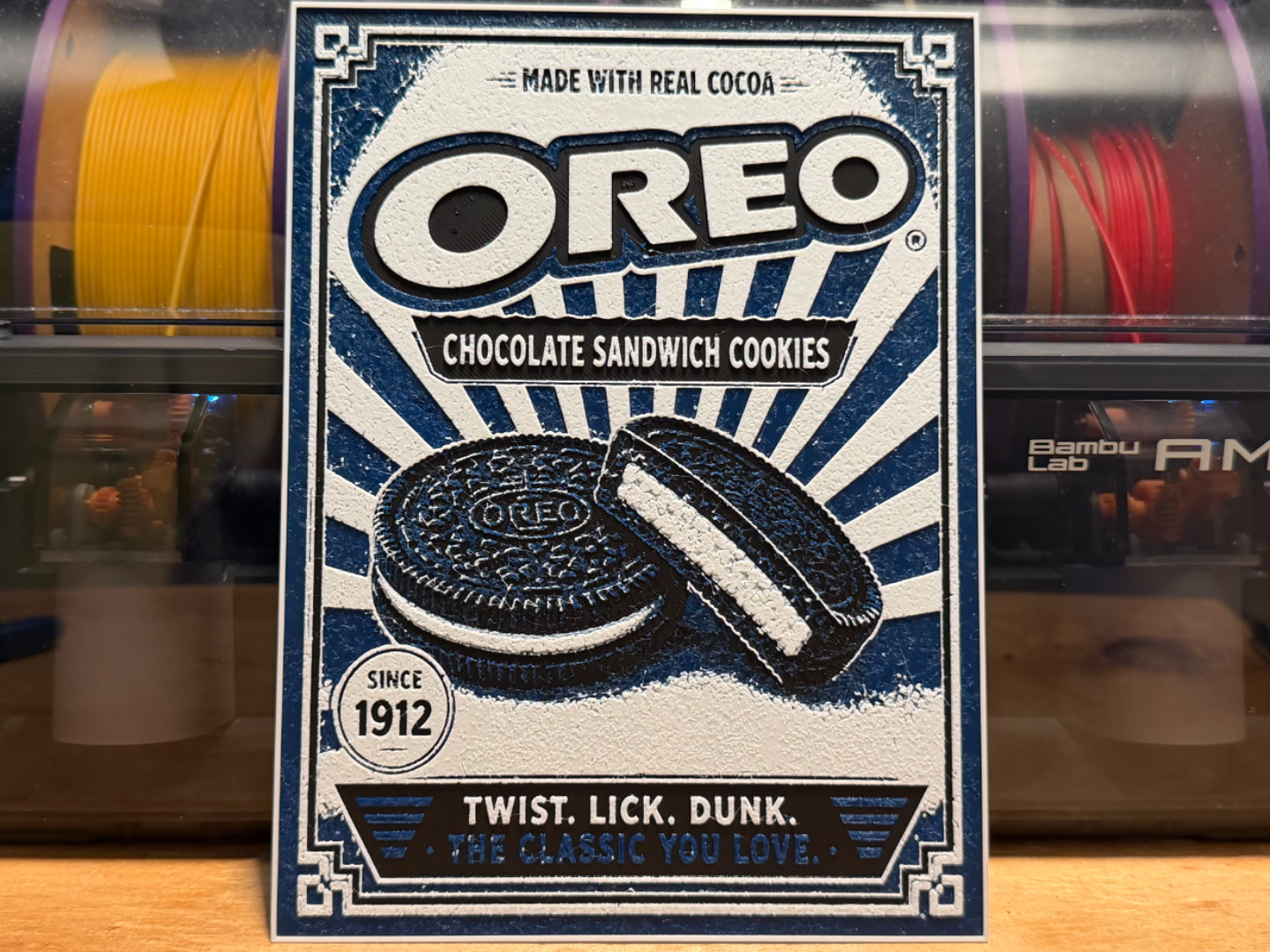 Oreo Poster Style HueForge