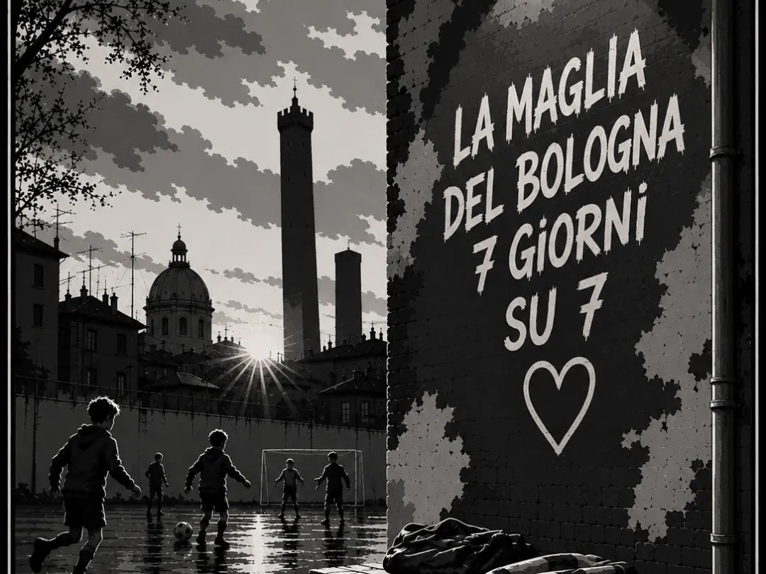 La Maglia del Bologna 7 Giorni su 7 Cuore Rossoblù