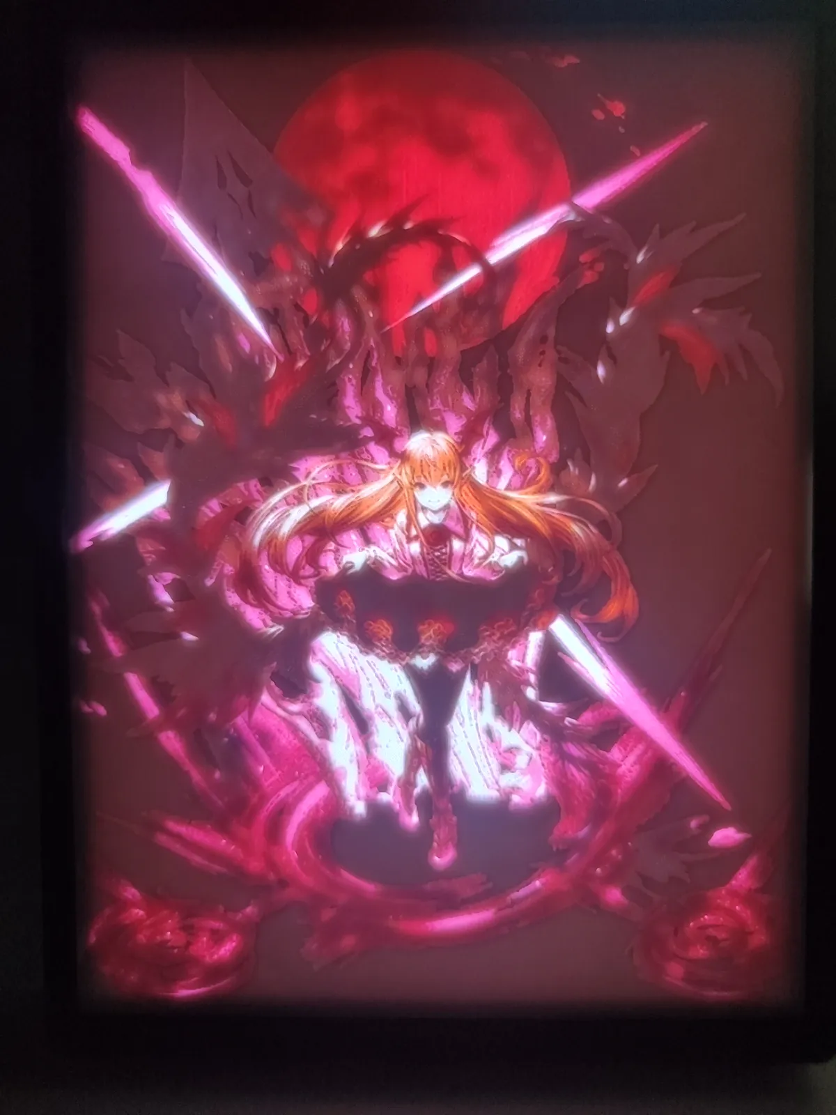 彩色透光浮雕 斑比 Vampy