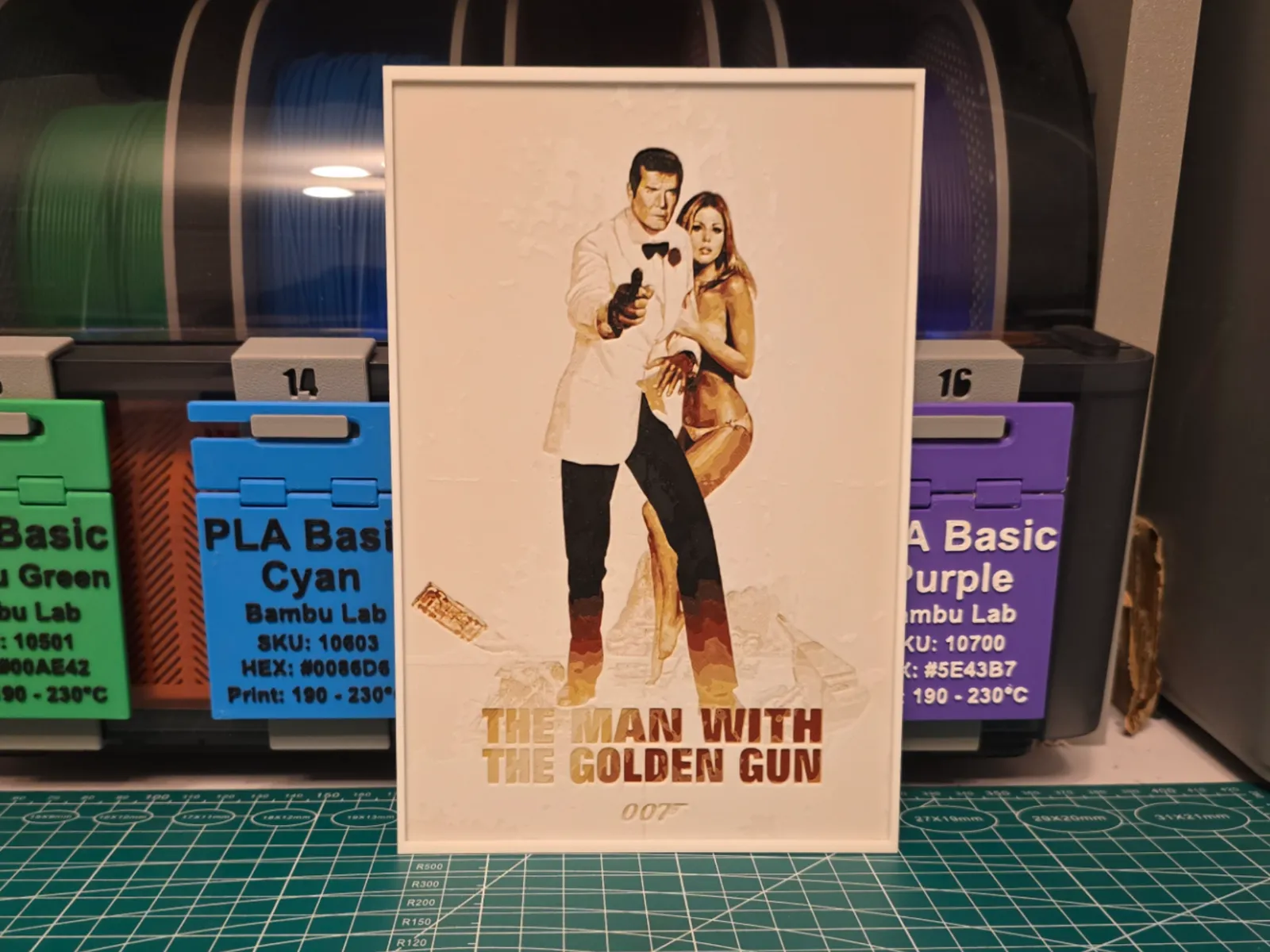 007 The Man with the Golden Gun Movie - Hueforge