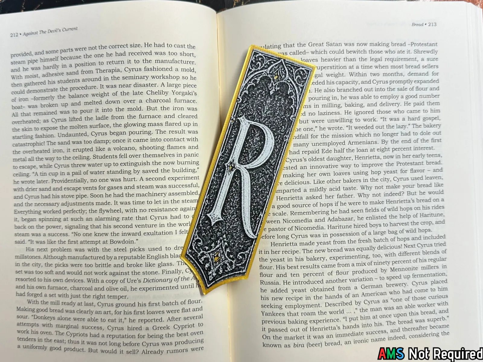 Gothic Letter R Bookmark - HueForge Alphabet
