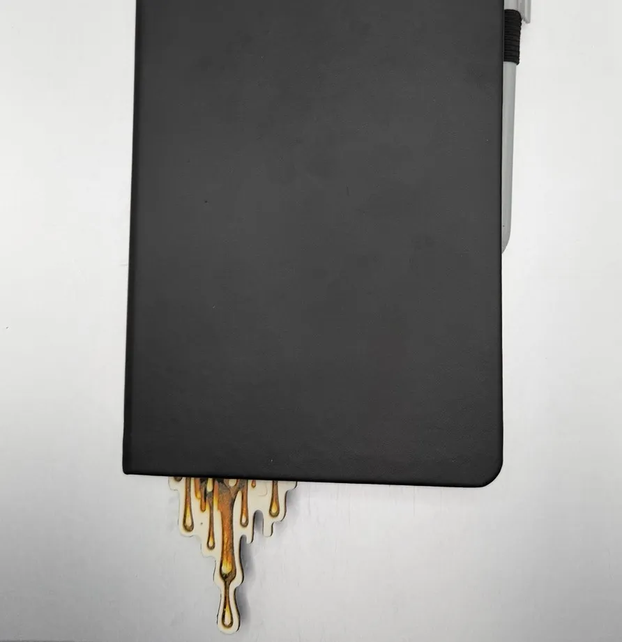 Forest Fall Inkfall Bookmark - Hueforge