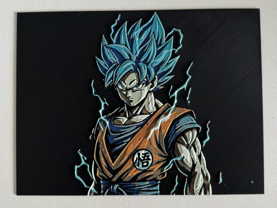 Son Goku SSJ Blue Dragon Ball Hueforge