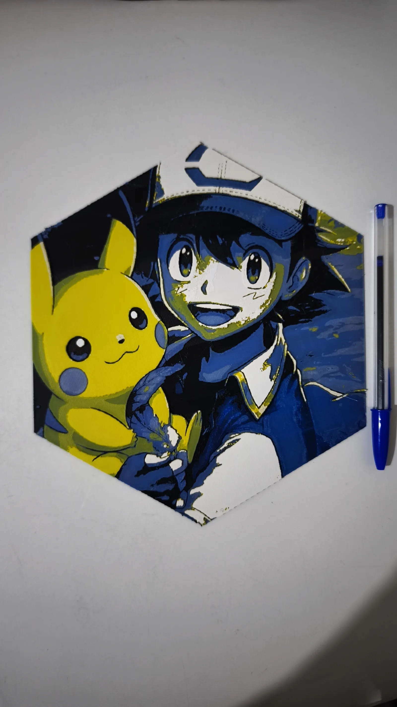 Hueforge Ash and Pikachu (Sacha)