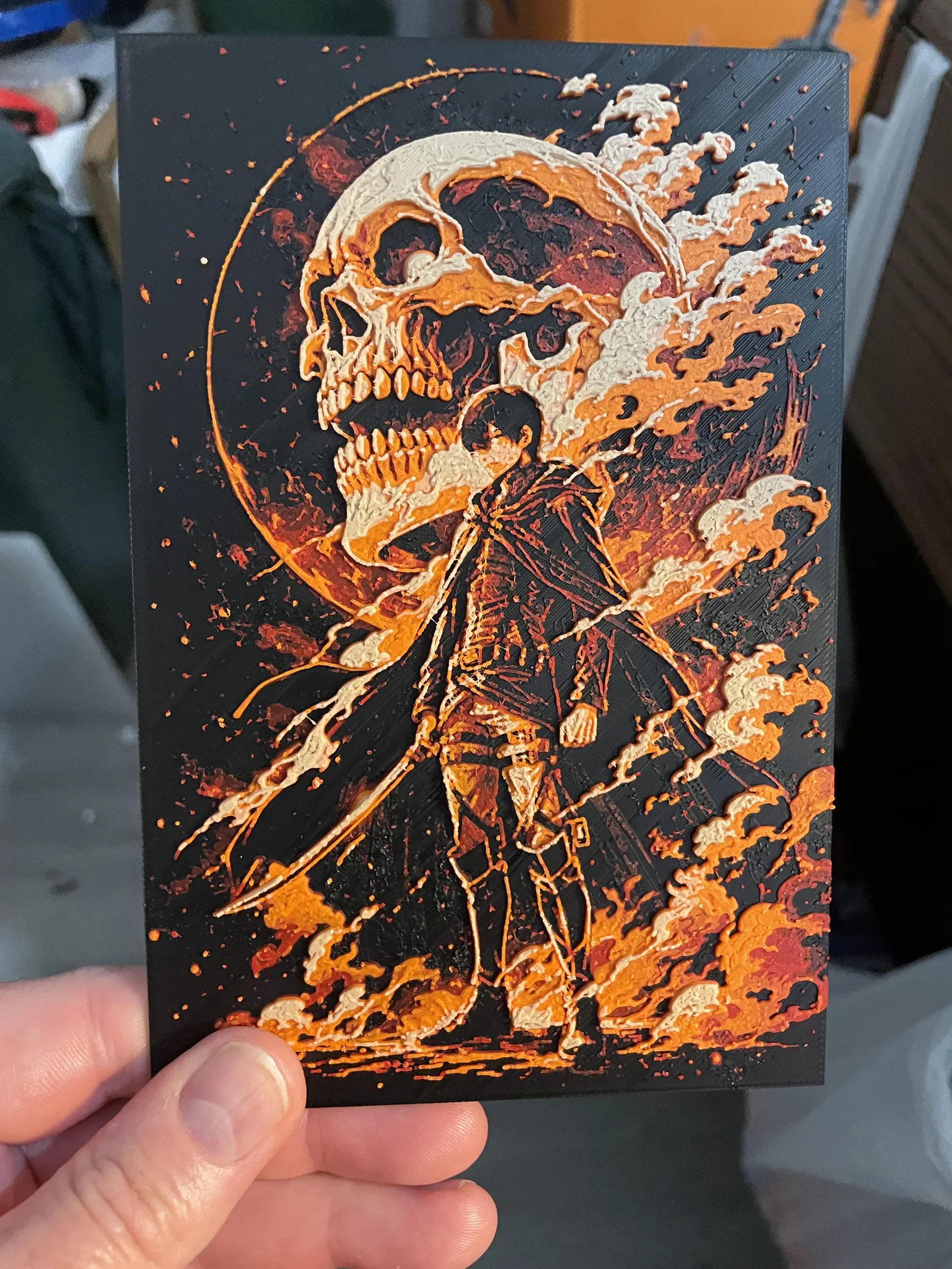 Swordman_Skull_V2 Hueforge