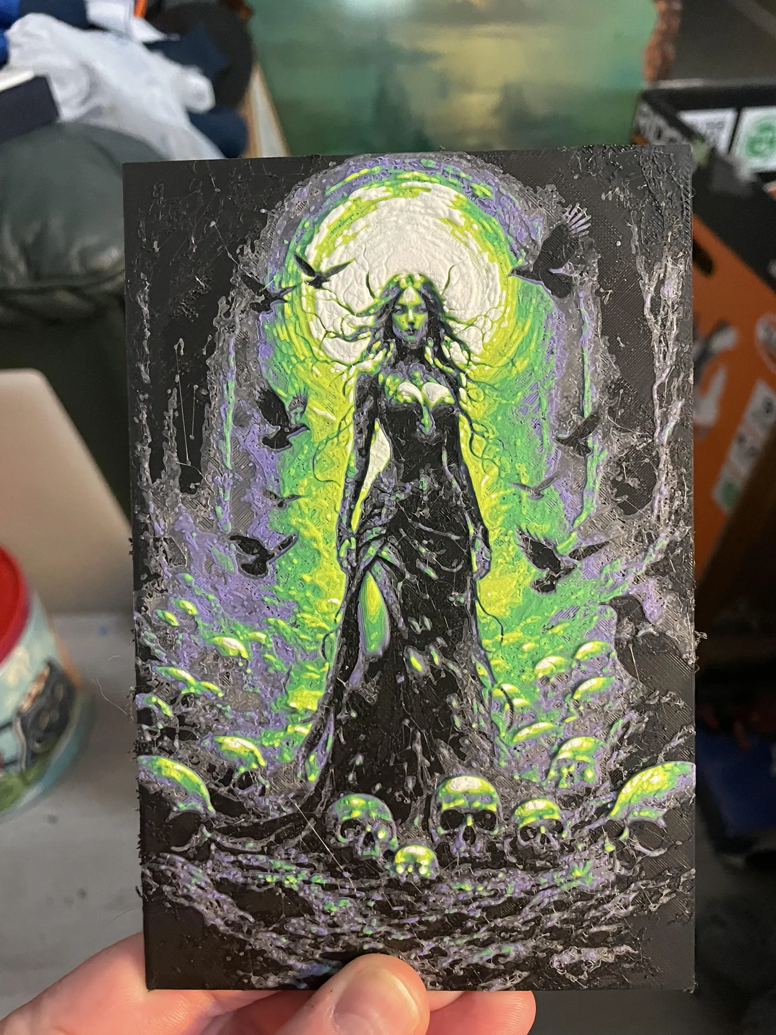 Medusa with Skulls Hueforge