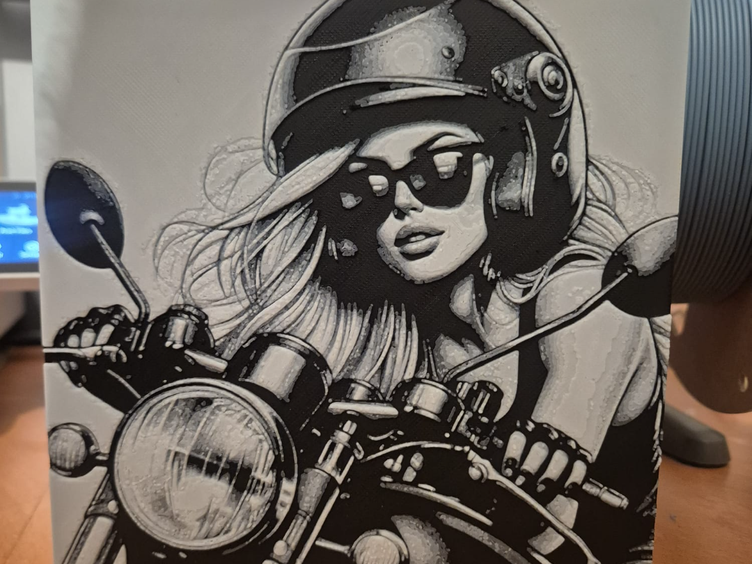 beauty and the bike hueforge