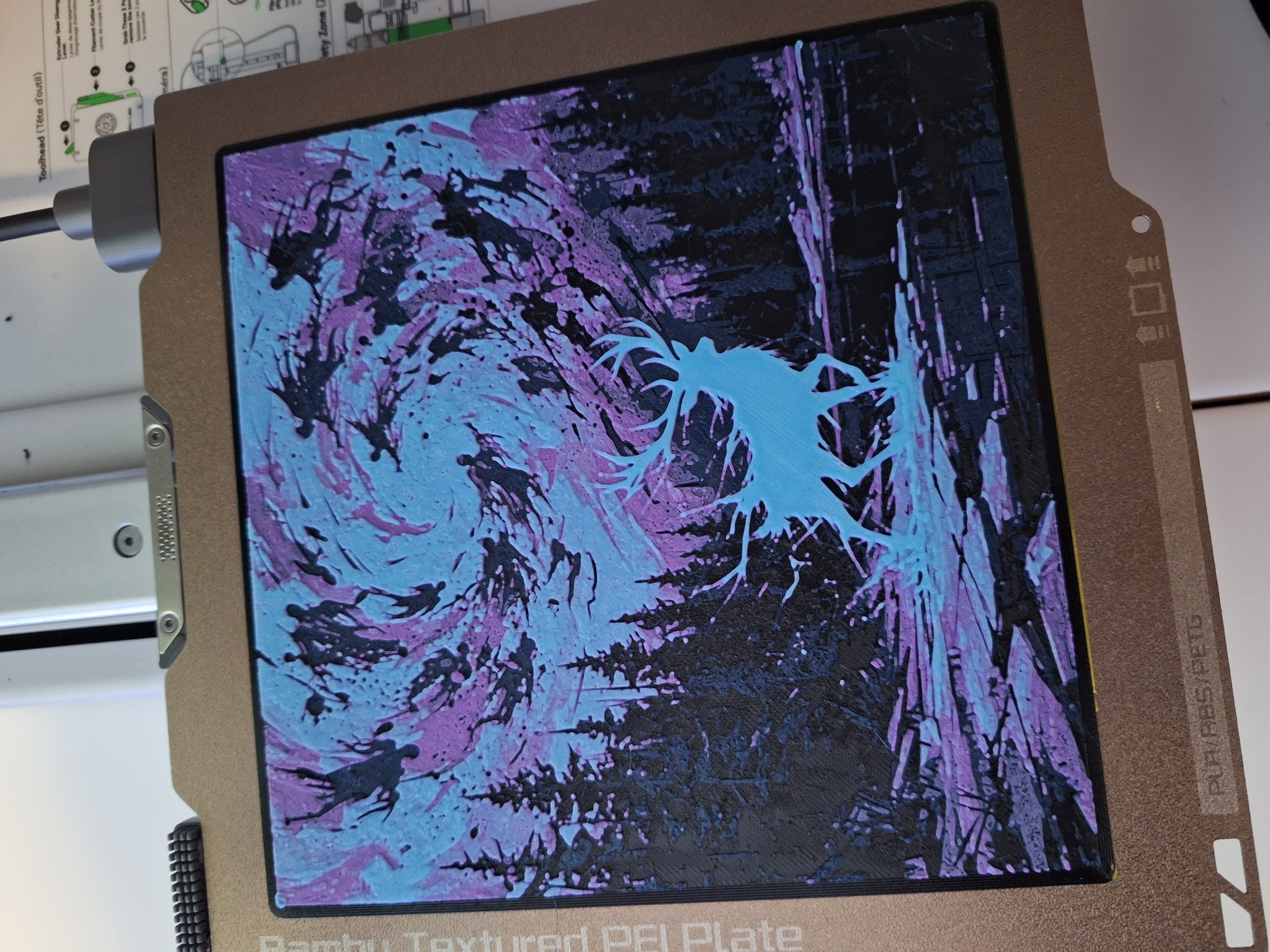 Harry vs Dementors - Hueforge Wall Art