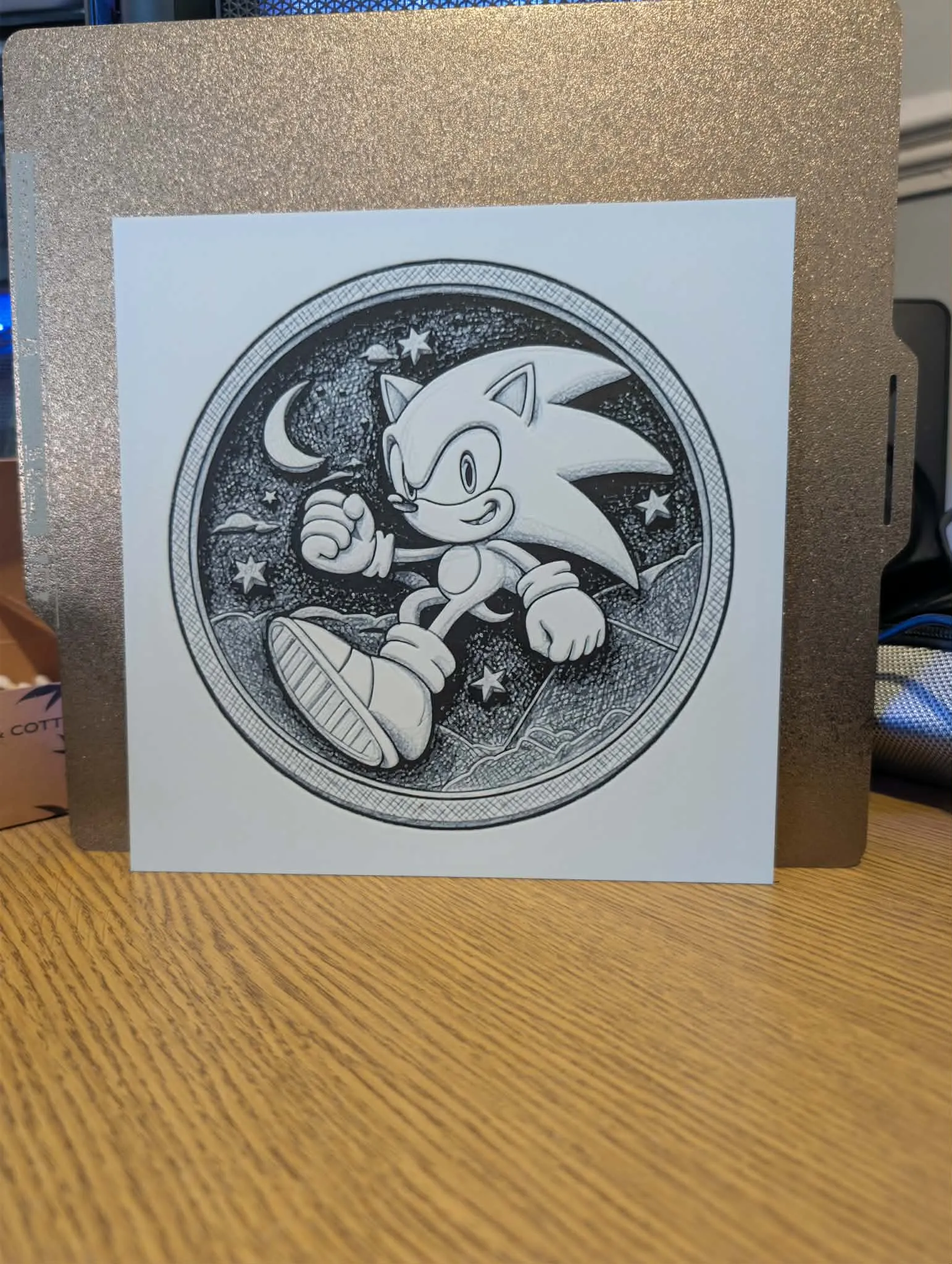 Sonic ring - 2 colour hueforge