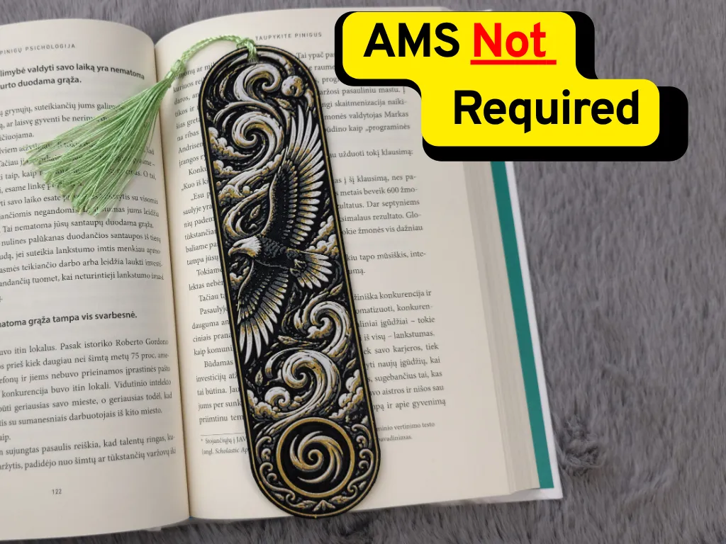 Majestic Eagle Storm Bookmark