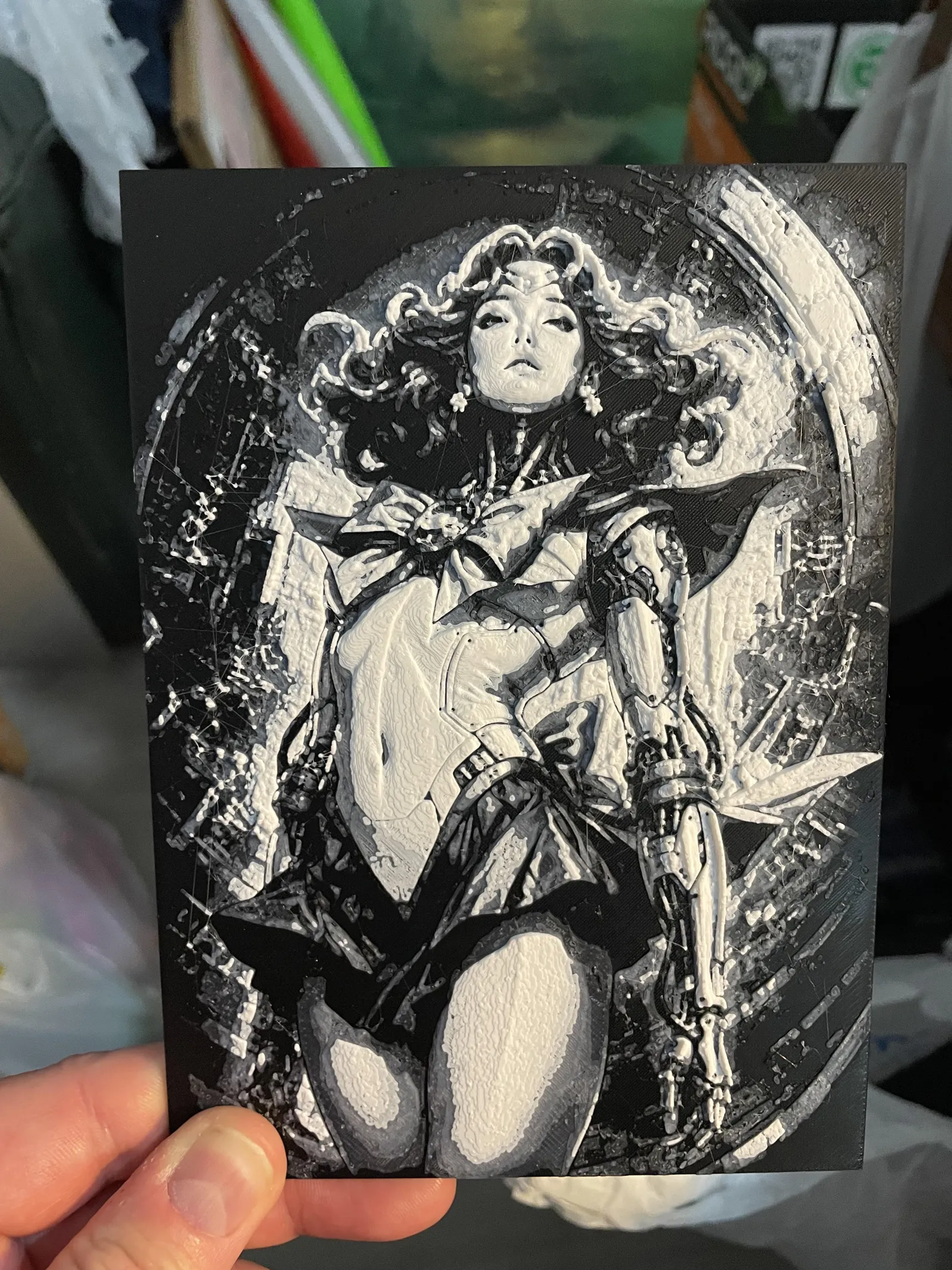 Cyborg Sailor Mars Hueforge