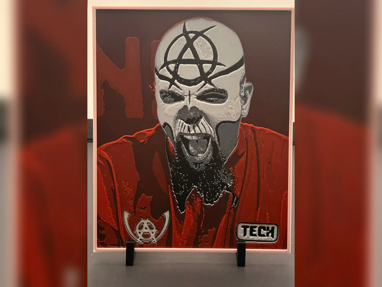 Tech N9ne Hueforge Print