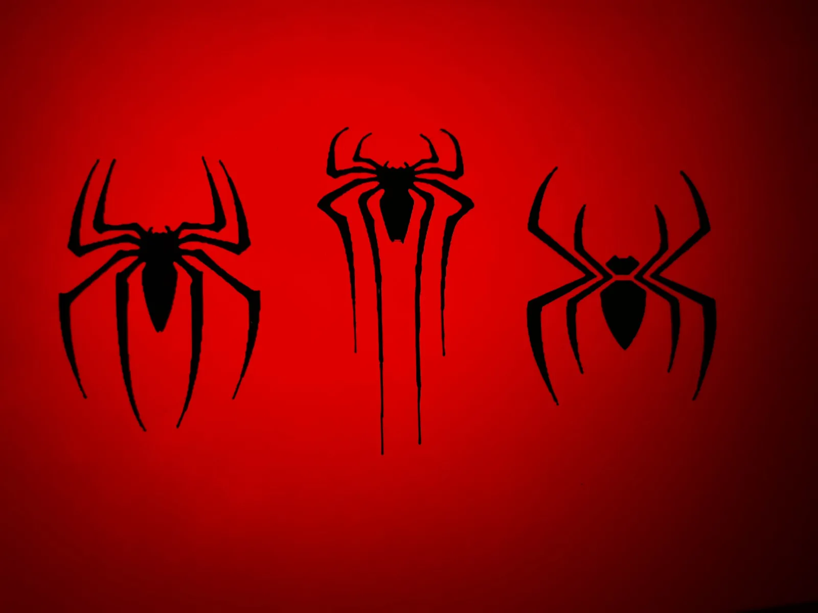 All 3 Spider-Man Logo's Hueforge
