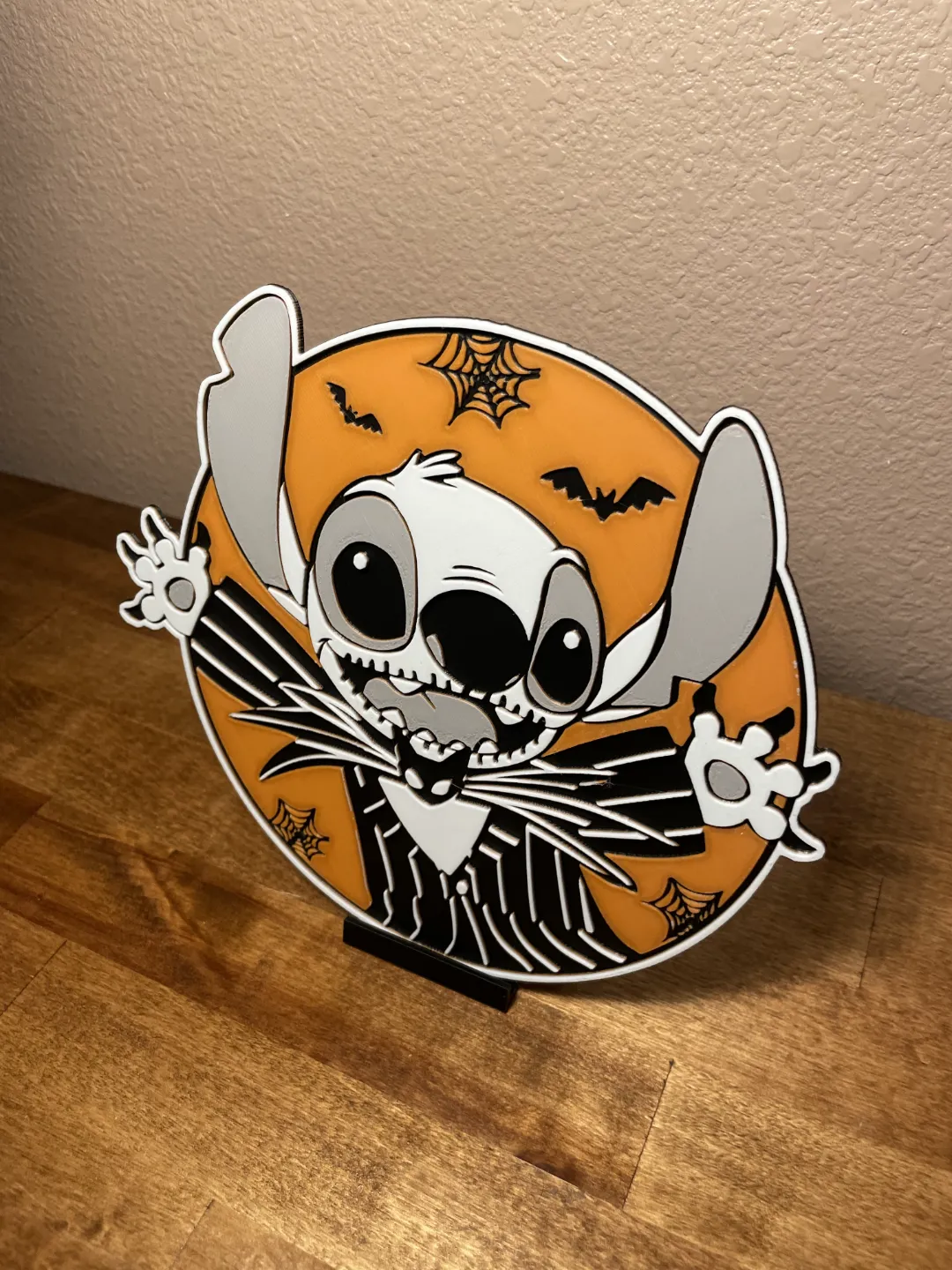Hueforge - Halloween - Stitch as Jack Skellington