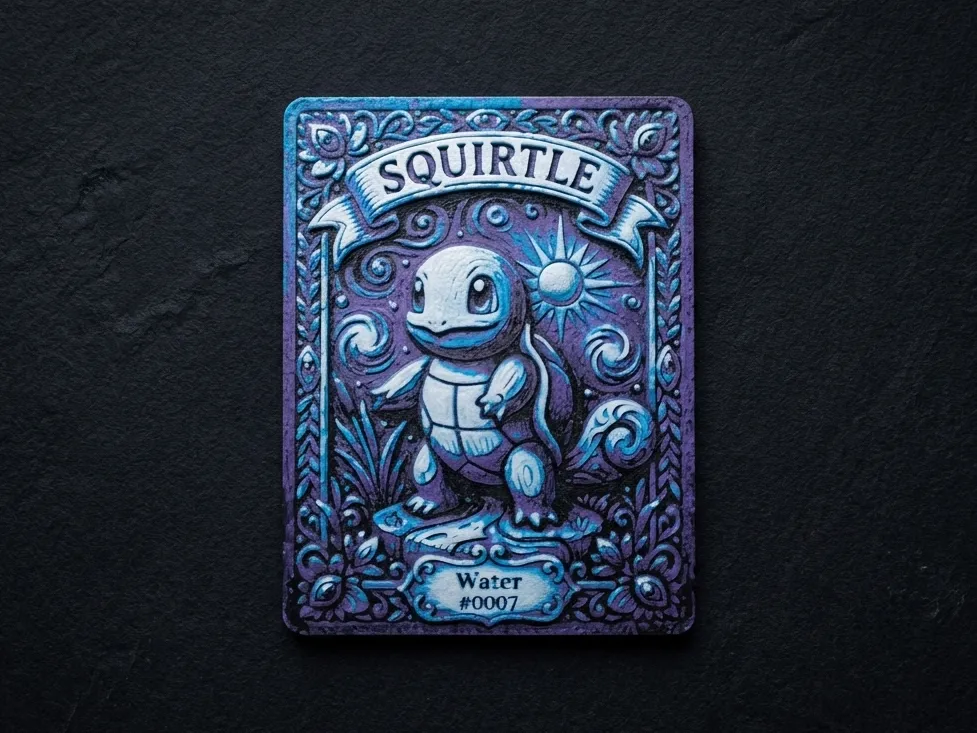 Squirtle #0007 Decorative Card