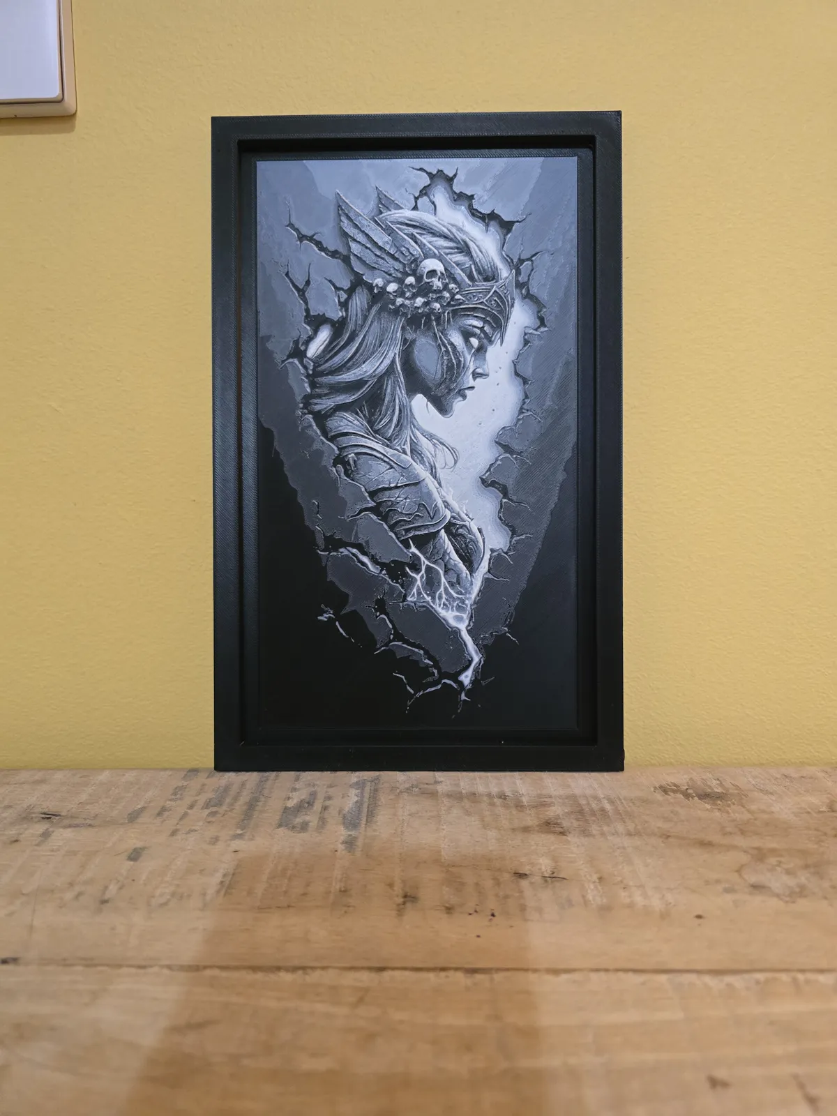 Valkyrie Warrior Wall Art & Frame Set