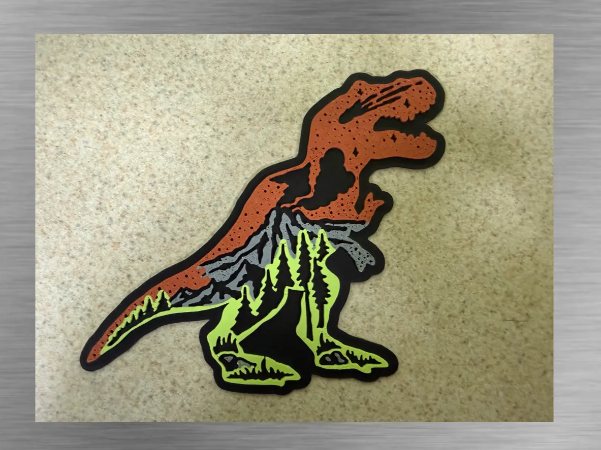 Tribal Dinosaur Cutout