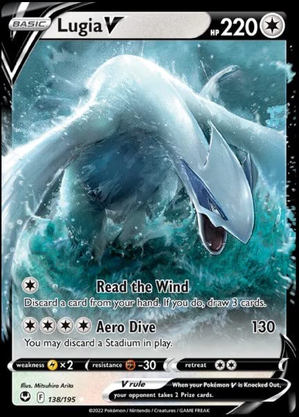 Lugia V Silver Tempest Pokemon 6x8 Hueforge