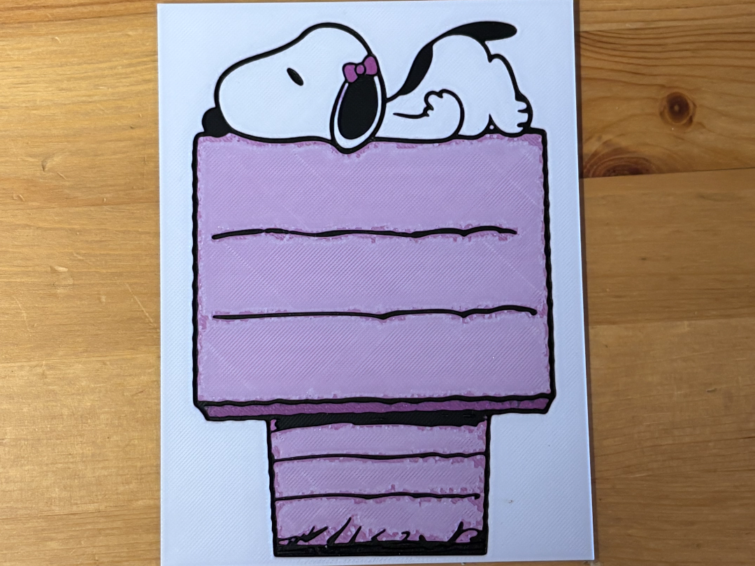 Girl Snoopy Hueforge