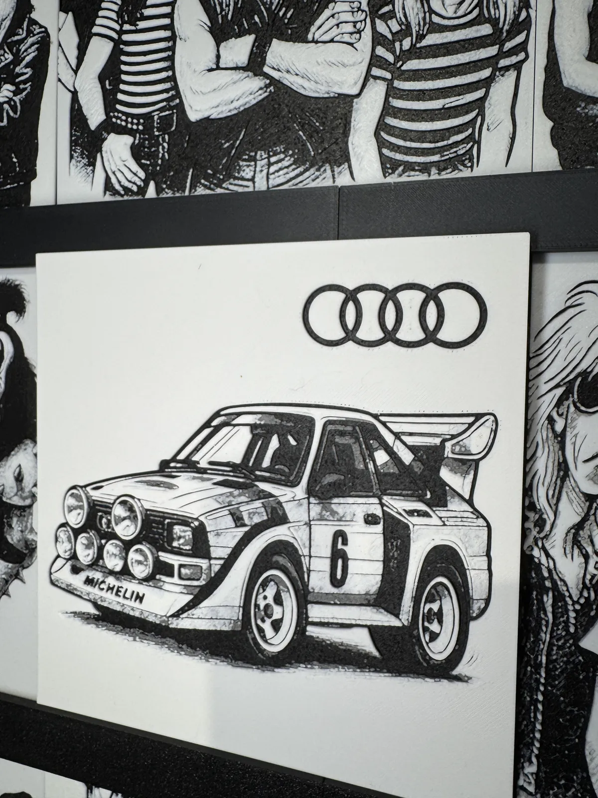 Hue Forge Karikatur Audi Sport Quattro