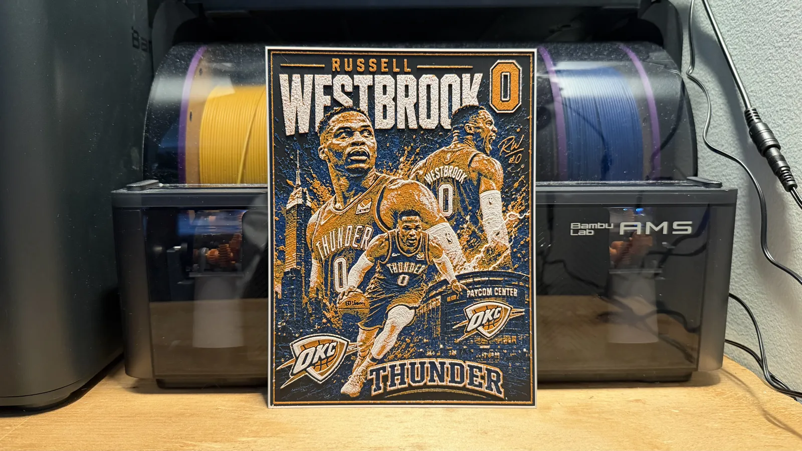 Russell Westbrook Poster HueForge