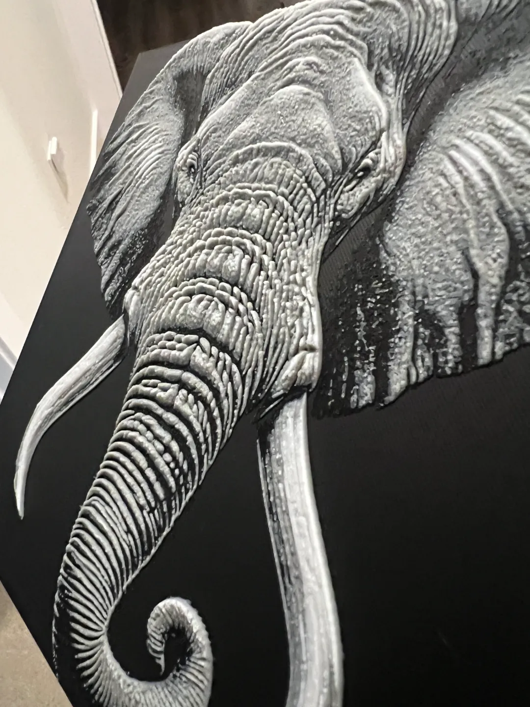 Elephant Face Wall Art