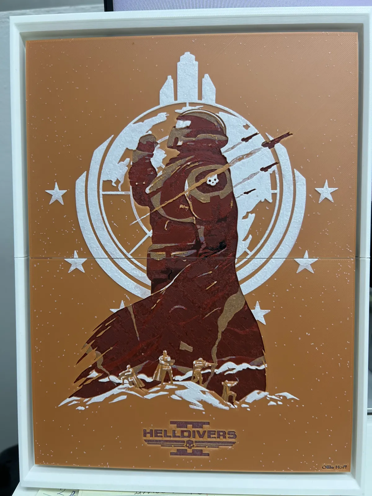 Helldivers 2 two plate Hueforge