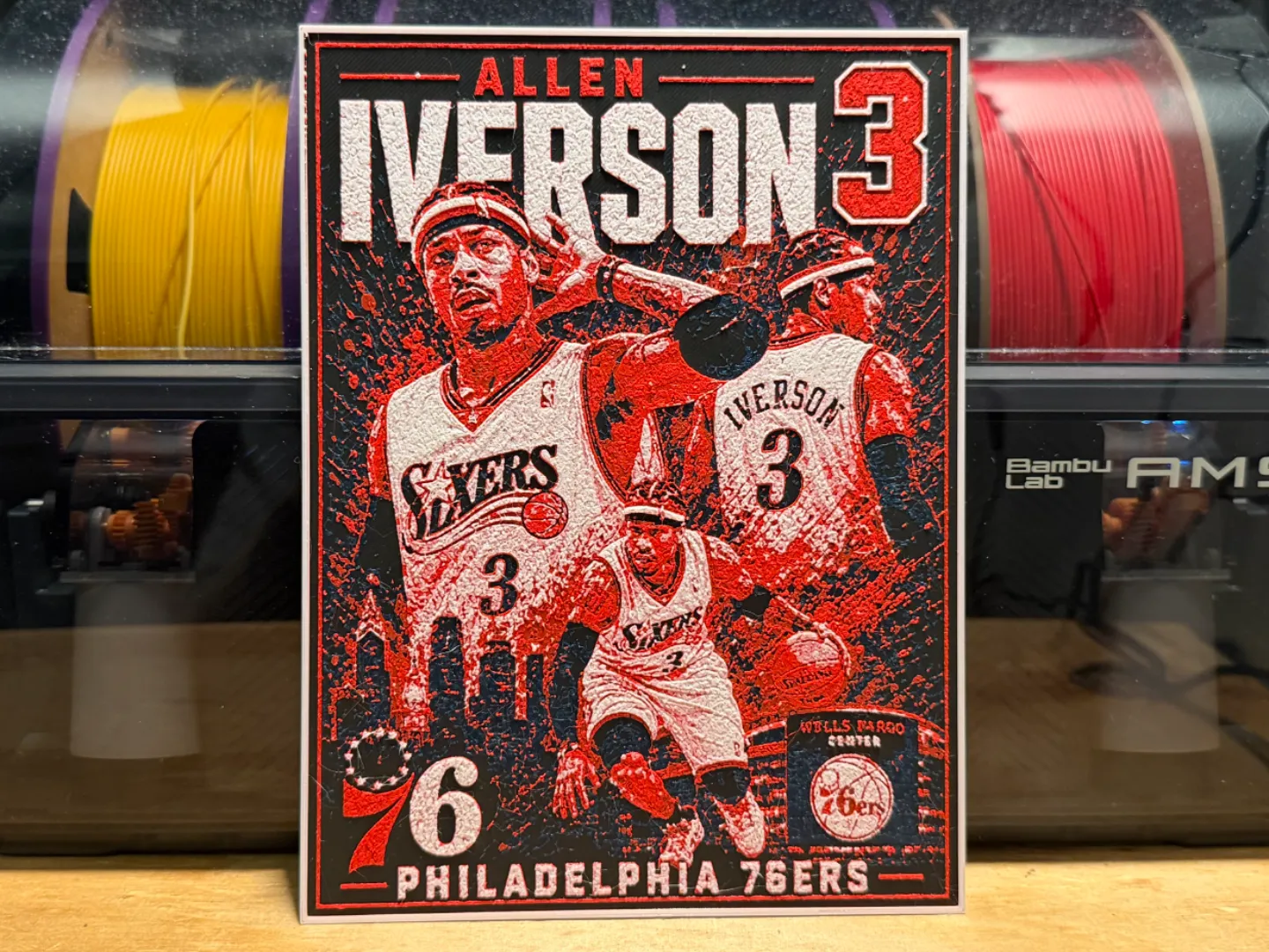 Allen Iverson Poster HueForge