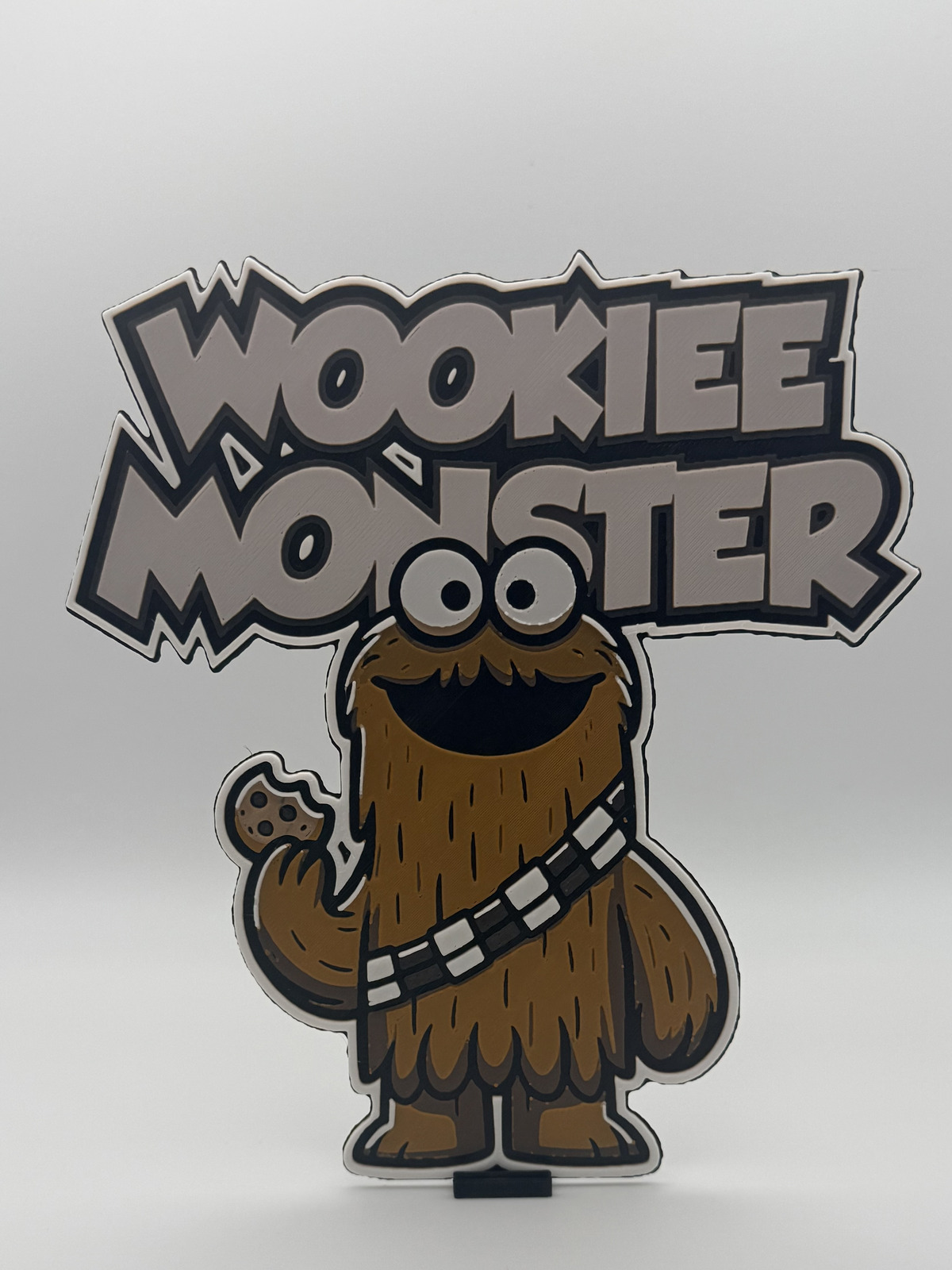 Wookiee Monster Sticker Cutout