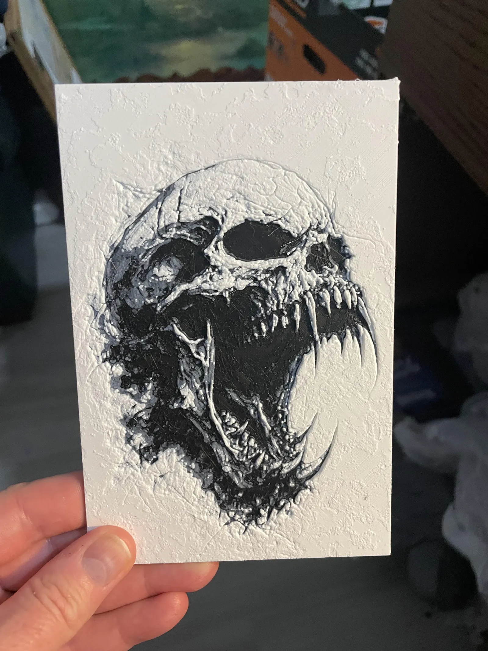 Screaming Skull Hueforge