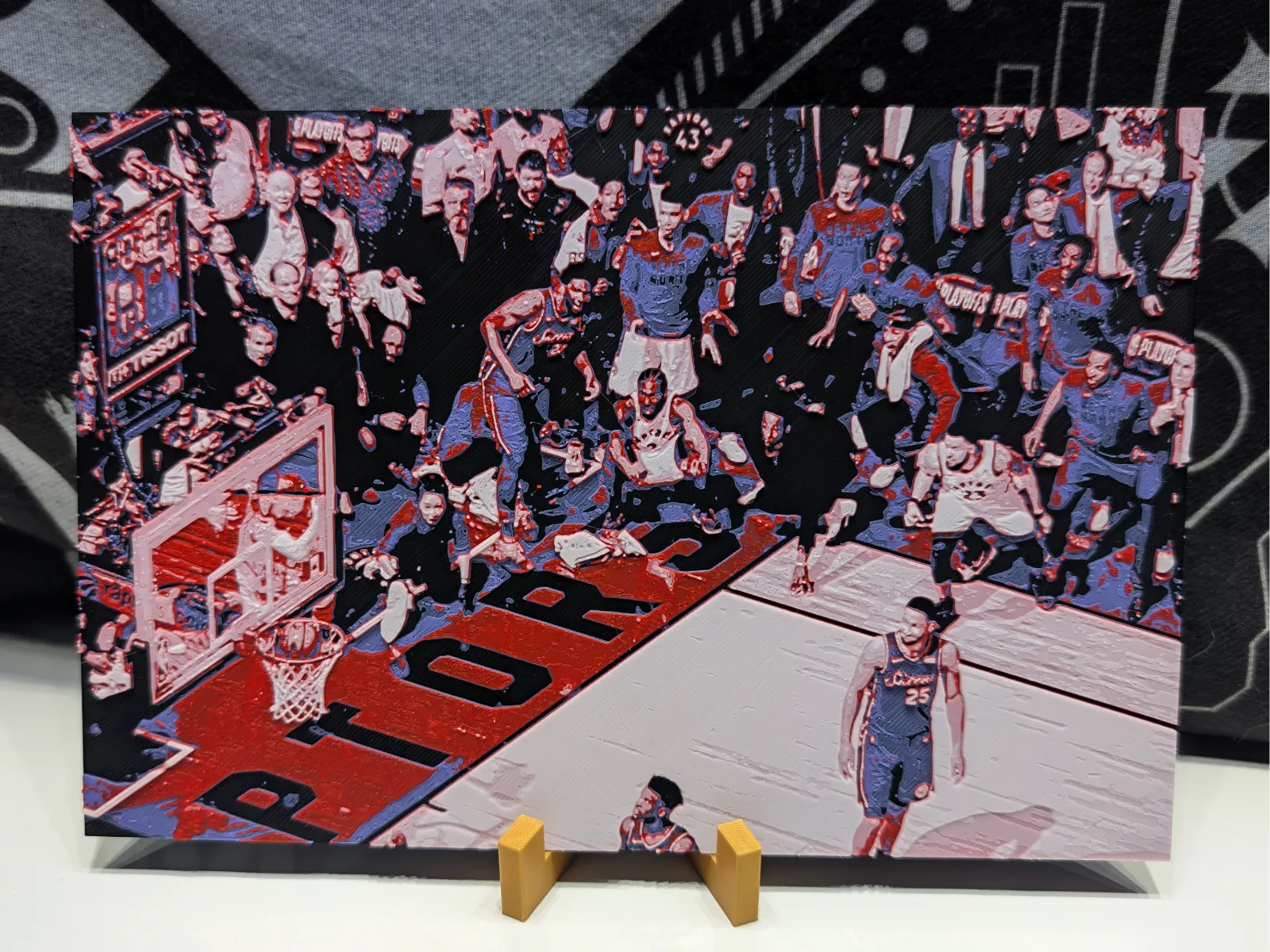 Kawhi Leonard "The Shot" Game 7 3D HUEFORGE