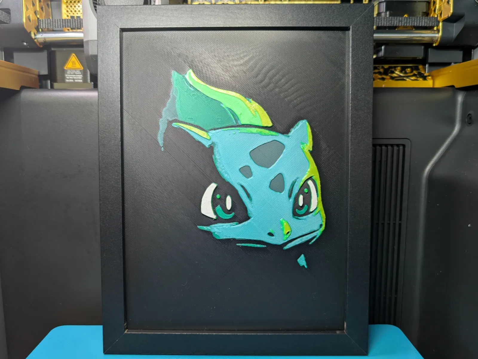 Shadow Bulbasaur Pokemon 6x8Hueforge 3D Multicolor